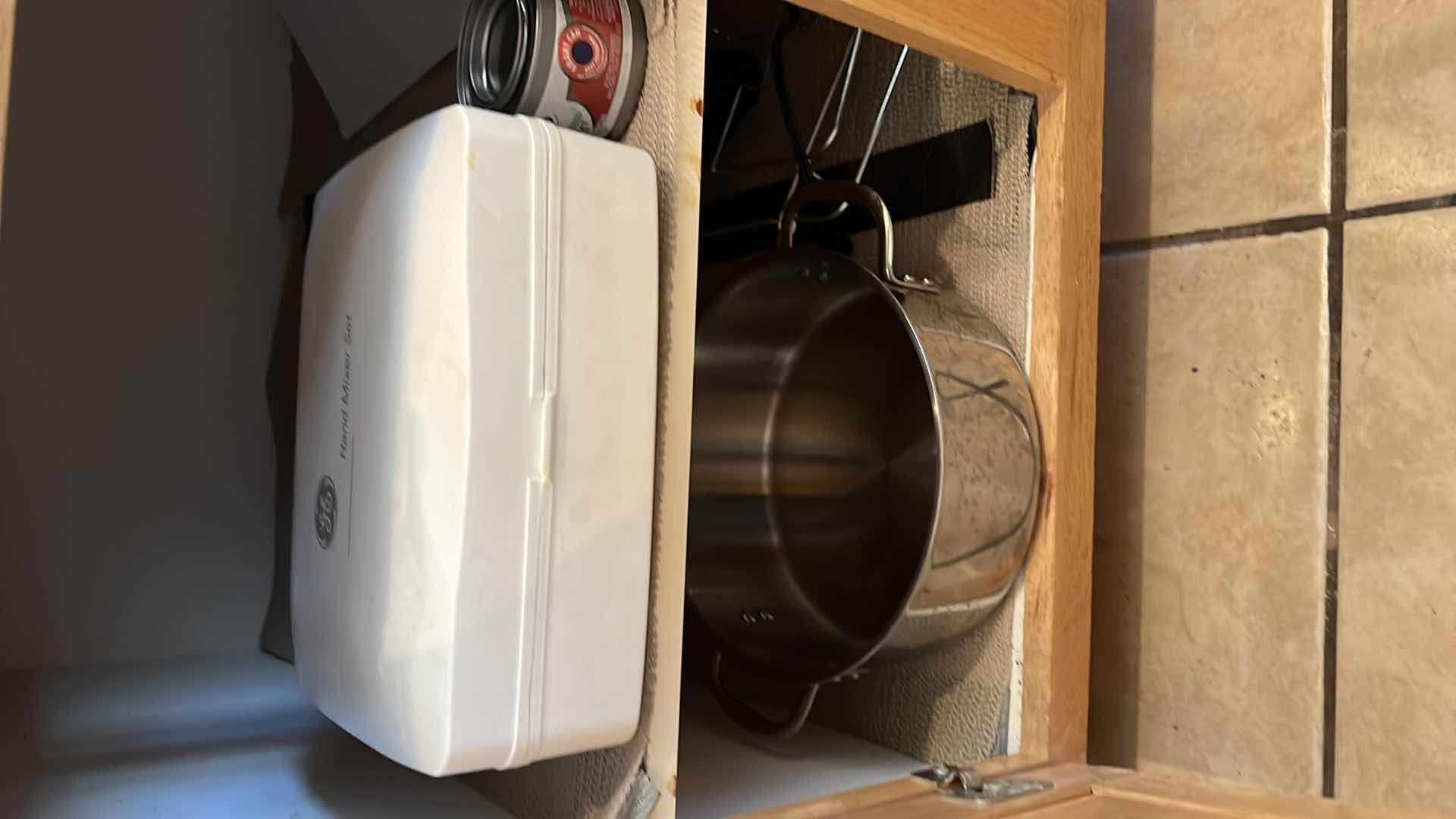 Photo 4 of CONTENTS OF KITCHEN CABINETS-WAFFLE IRON, HAND MIXER, KICHEN ESSENTIALS