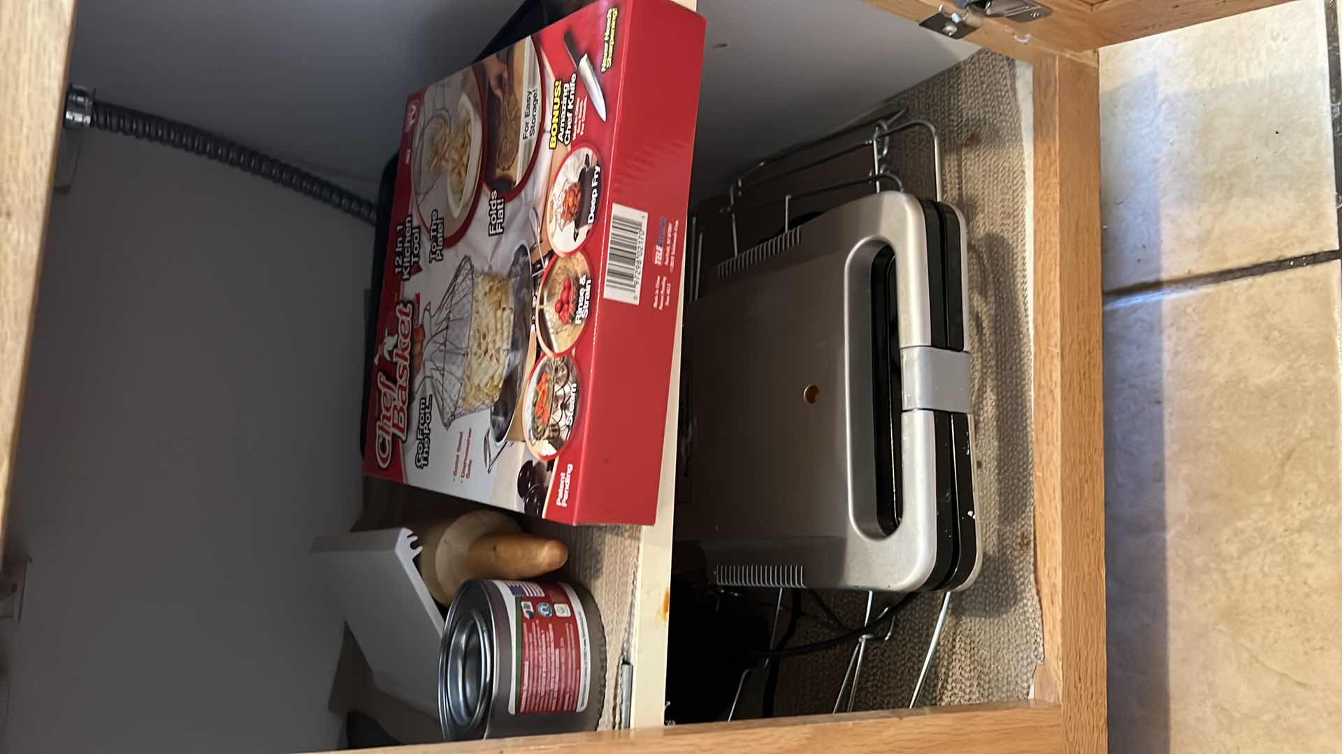 Photo 5 of CONTENTS OF KITCHEN CABINETS-WAFFLE IRON, HAND MIXER, KICHEN ESSENTIALS