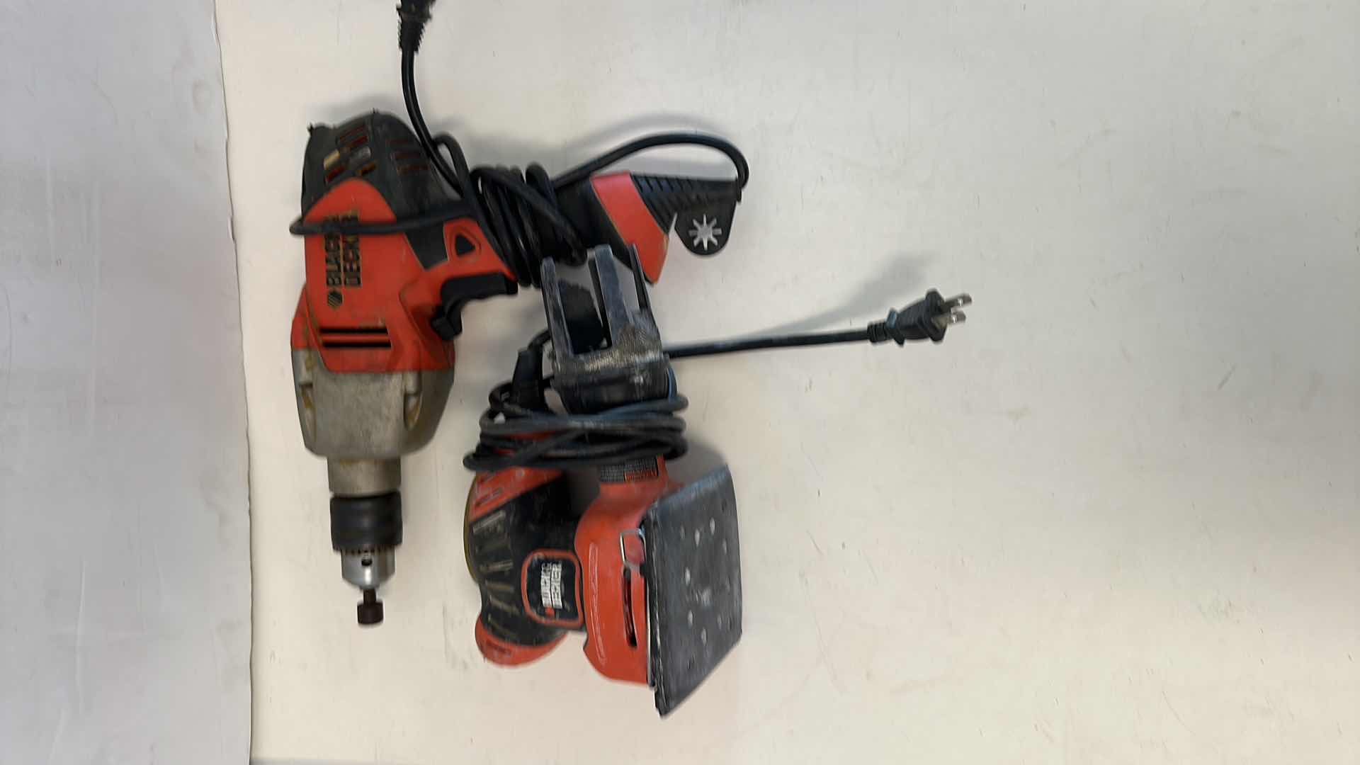 Photo 1 of BLACK & DECKER POWER DRILL, HAND SANDER ELECTRIC (TESTED)