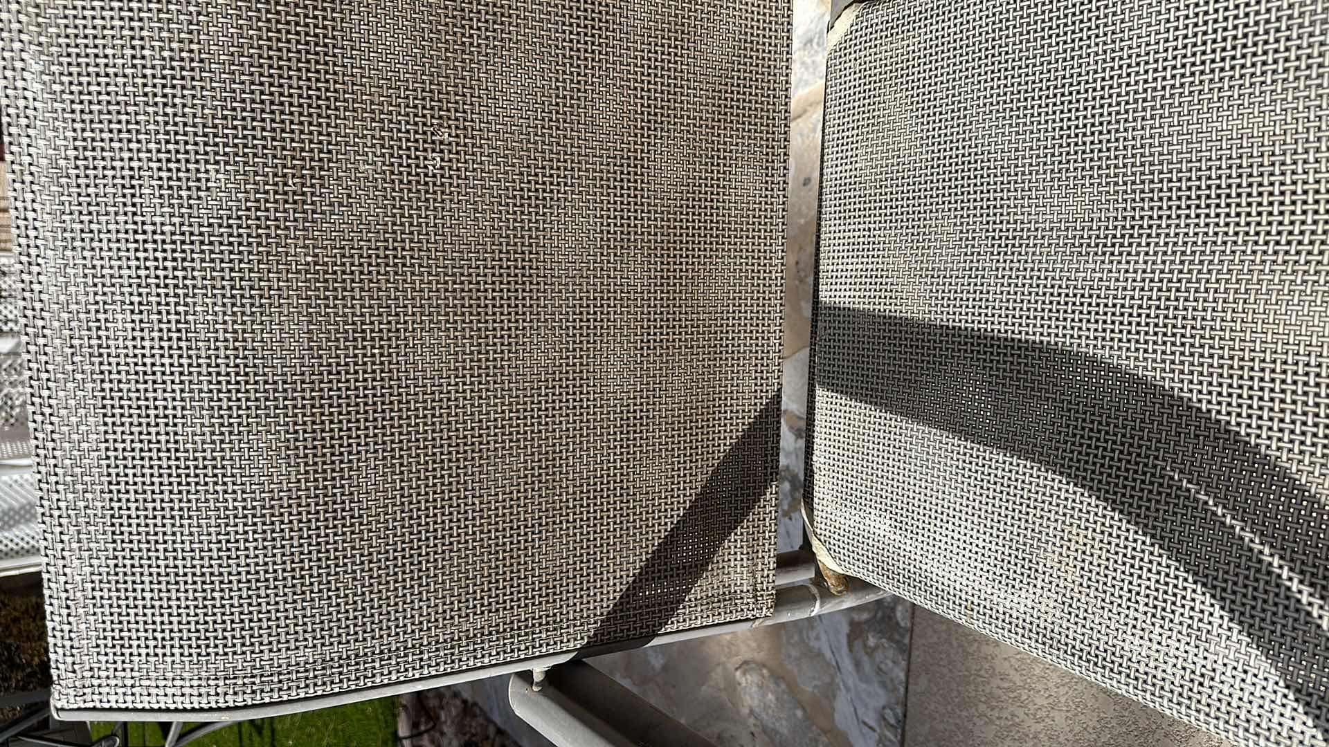 Photo 5 of 6-METAL BASKET WEAVE PATIO ARM CHAIRS