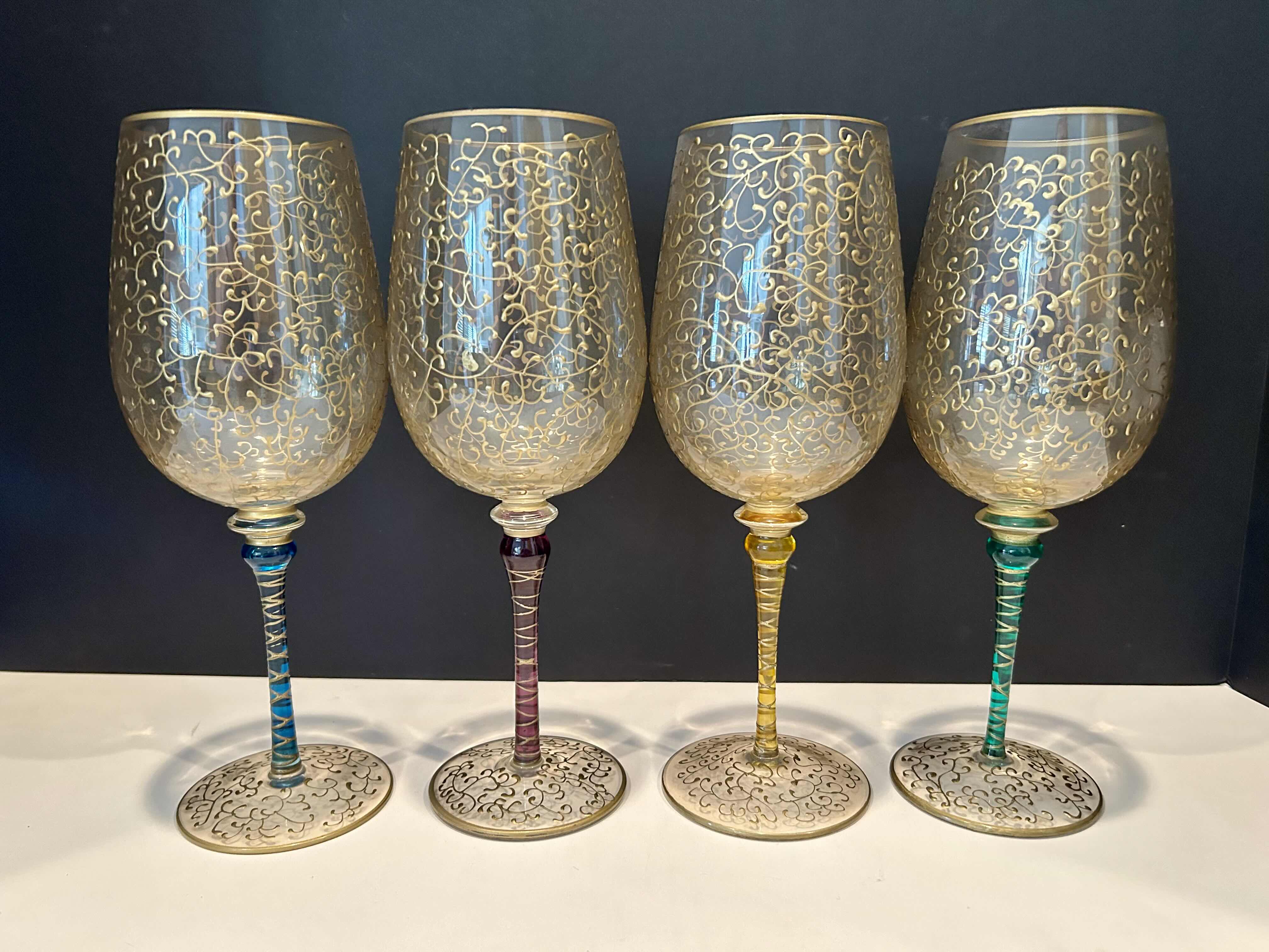 Photo 1 of 4 PIER ONE WINE GLASSES 
