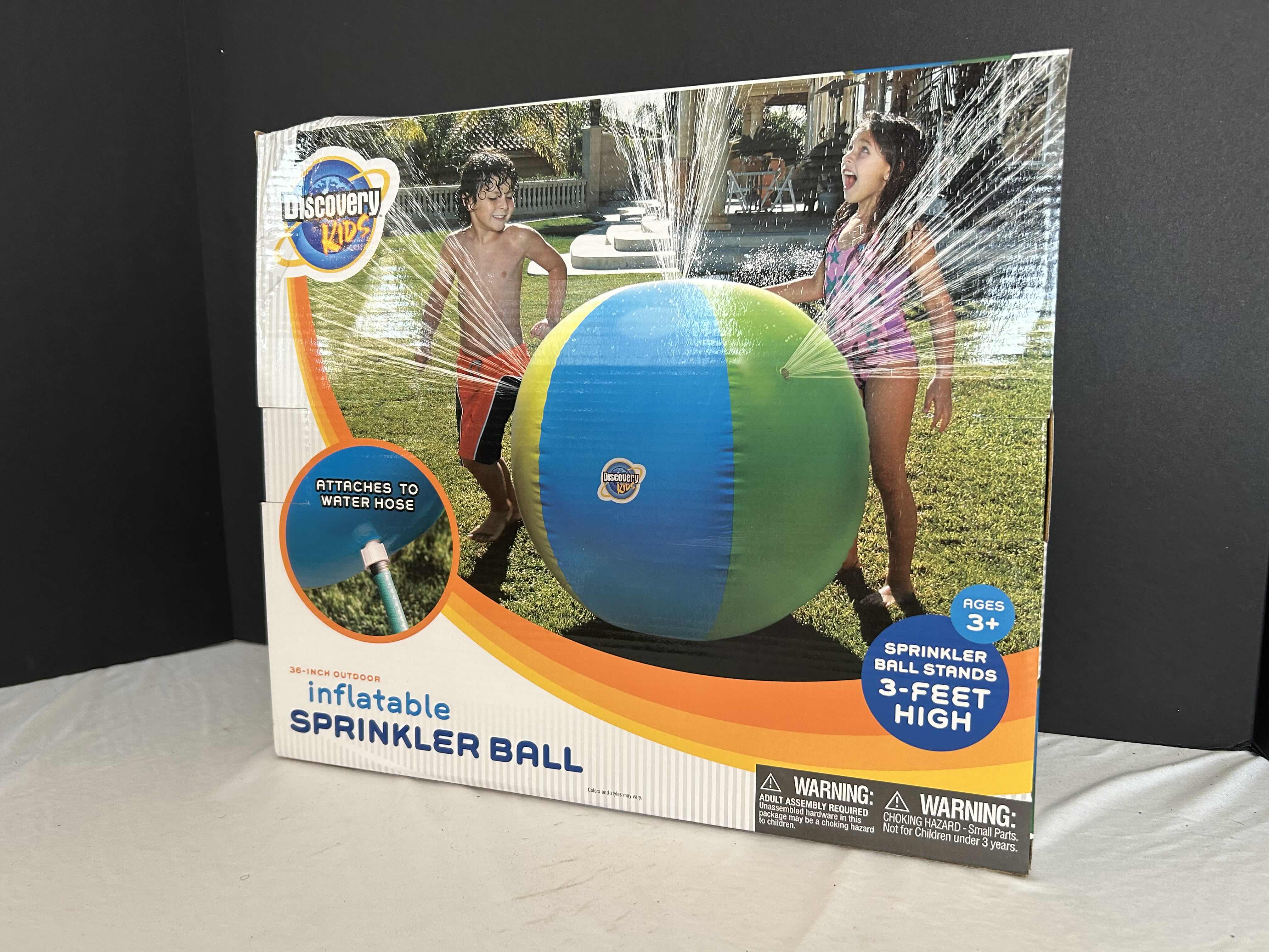 Photo 2 of 36” OUTDOOR INFLATABLE SPRINKLER BALL
