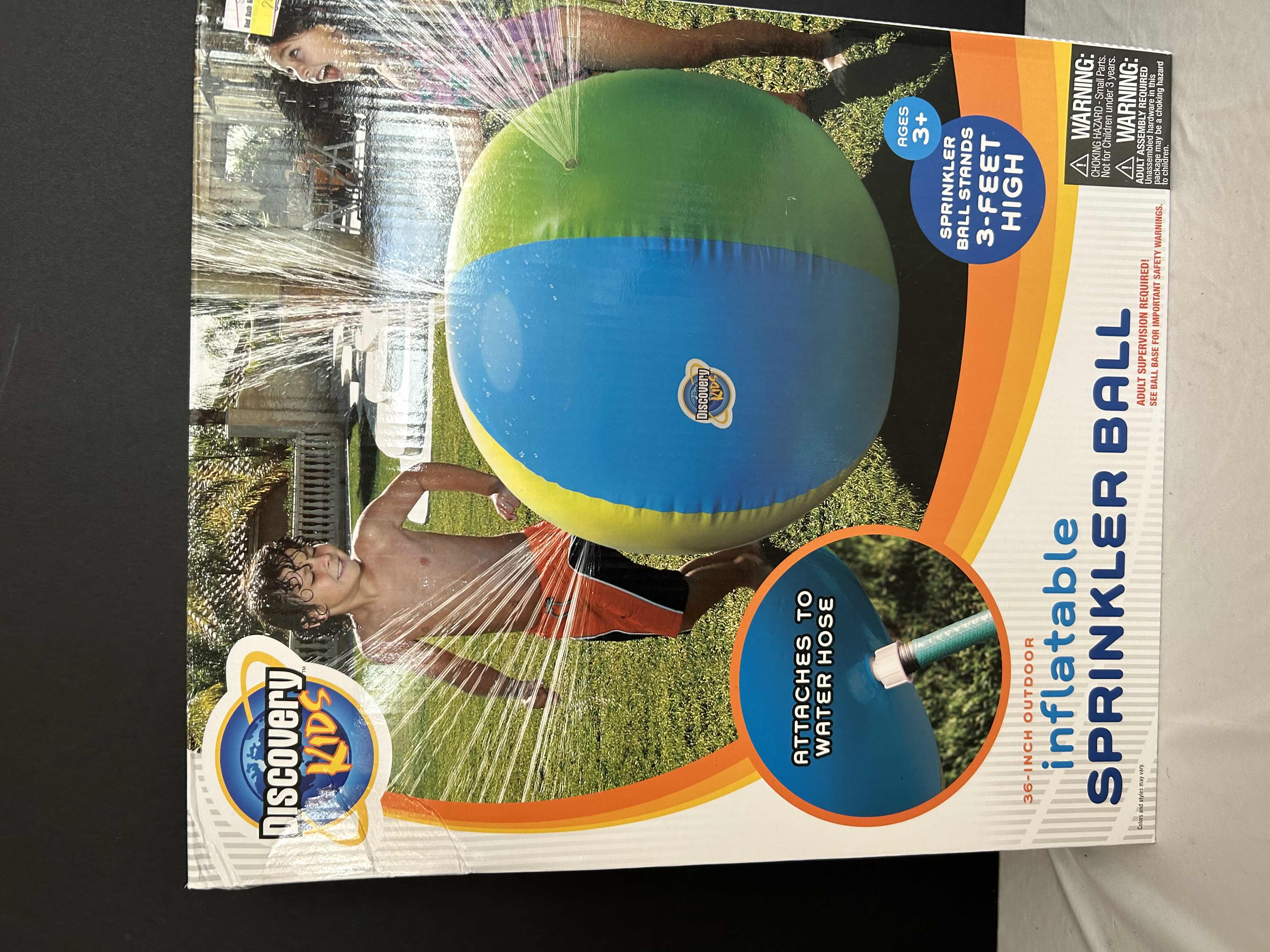 Photo 1 of 36” OUTDOOR INFLATABLE SPRINKLER BALL
