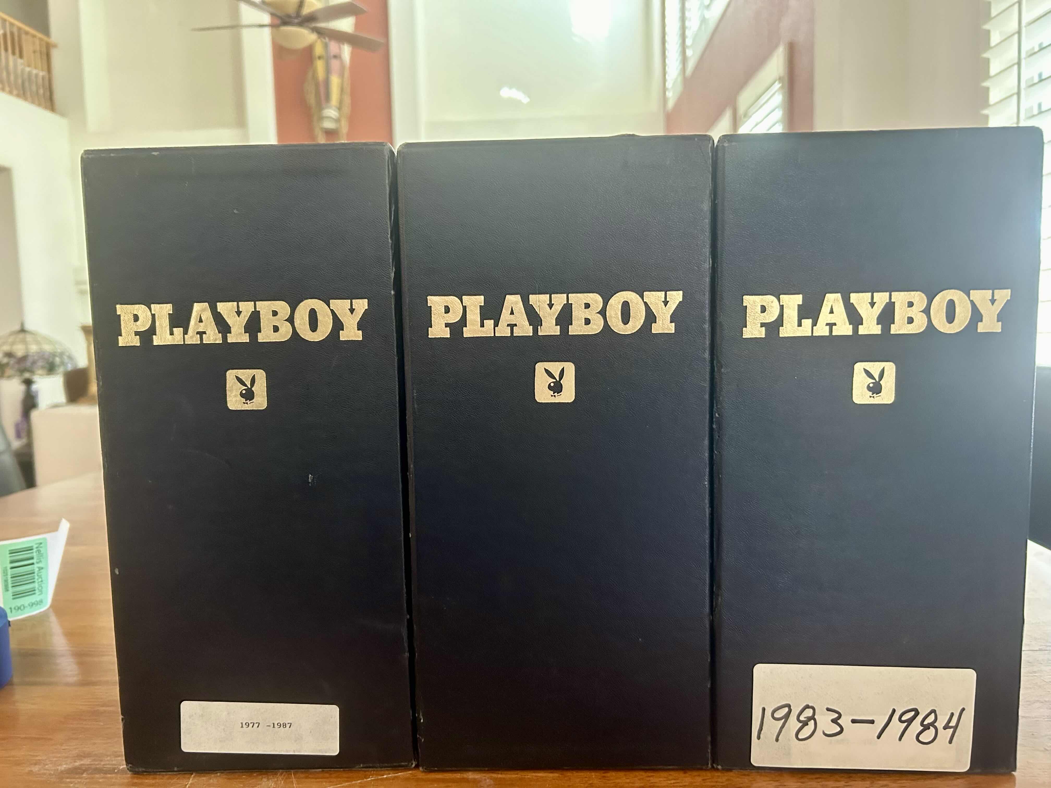 Photo 1 of (3) BOXES OF PLAYBOY AND ENTERTAINMENT MAGAZINES