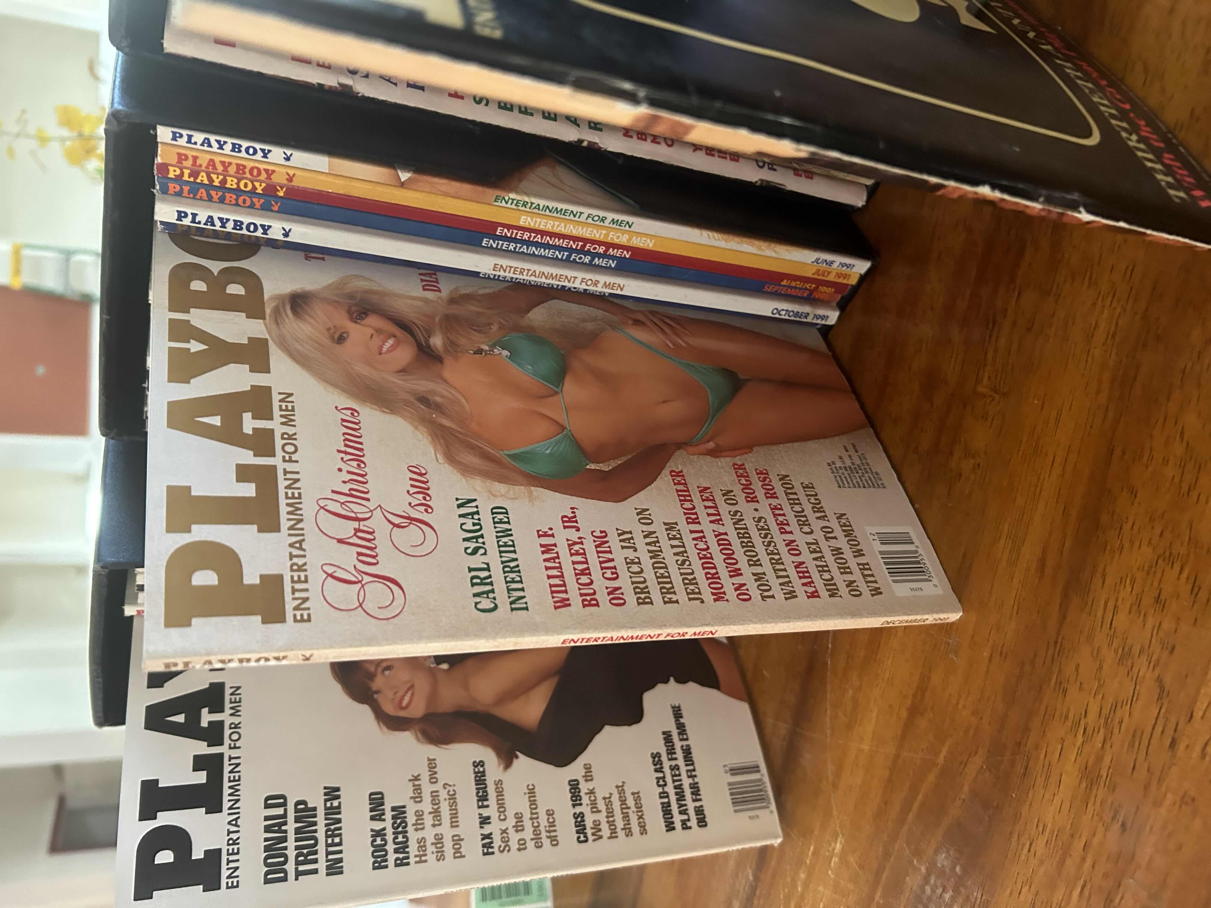 Photo 4 of (3) BOXES OF PLAYBOY AND ENTERTAINMENT MAGAZINES