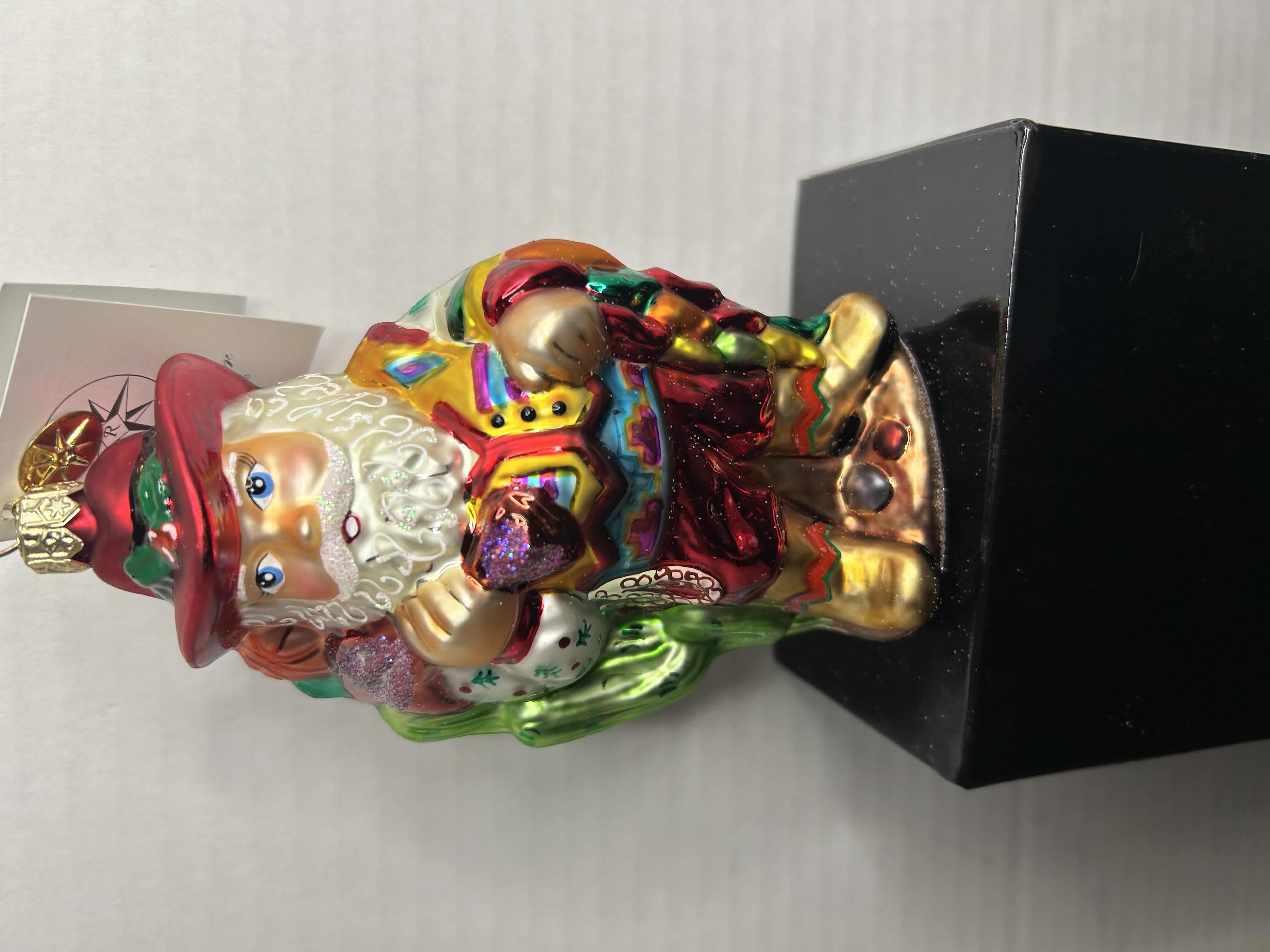 Photo 1 of NIB CHRISTOPHER RADKO  COWBOY SANTA ORNAMENT

