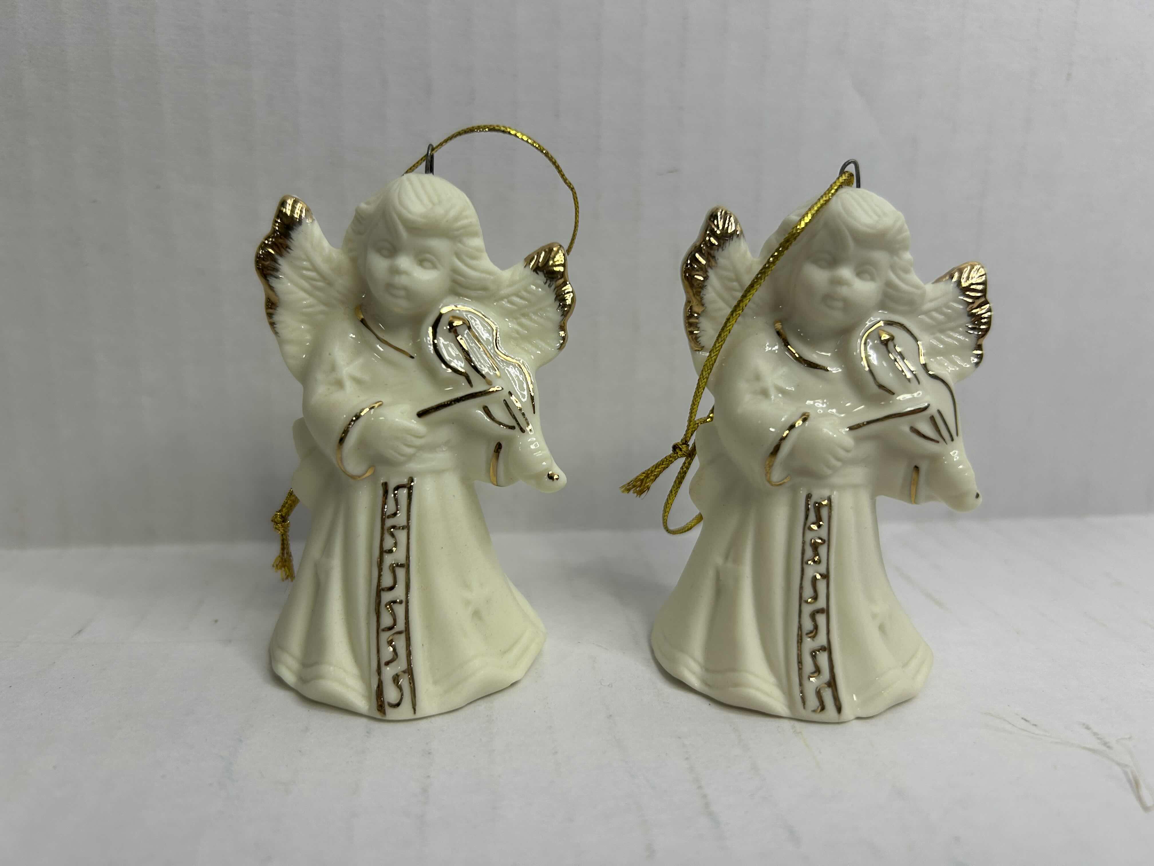 Photo 1 of  2  NIB ANGEL BELLS CHRISTMAS ORNAMENTS