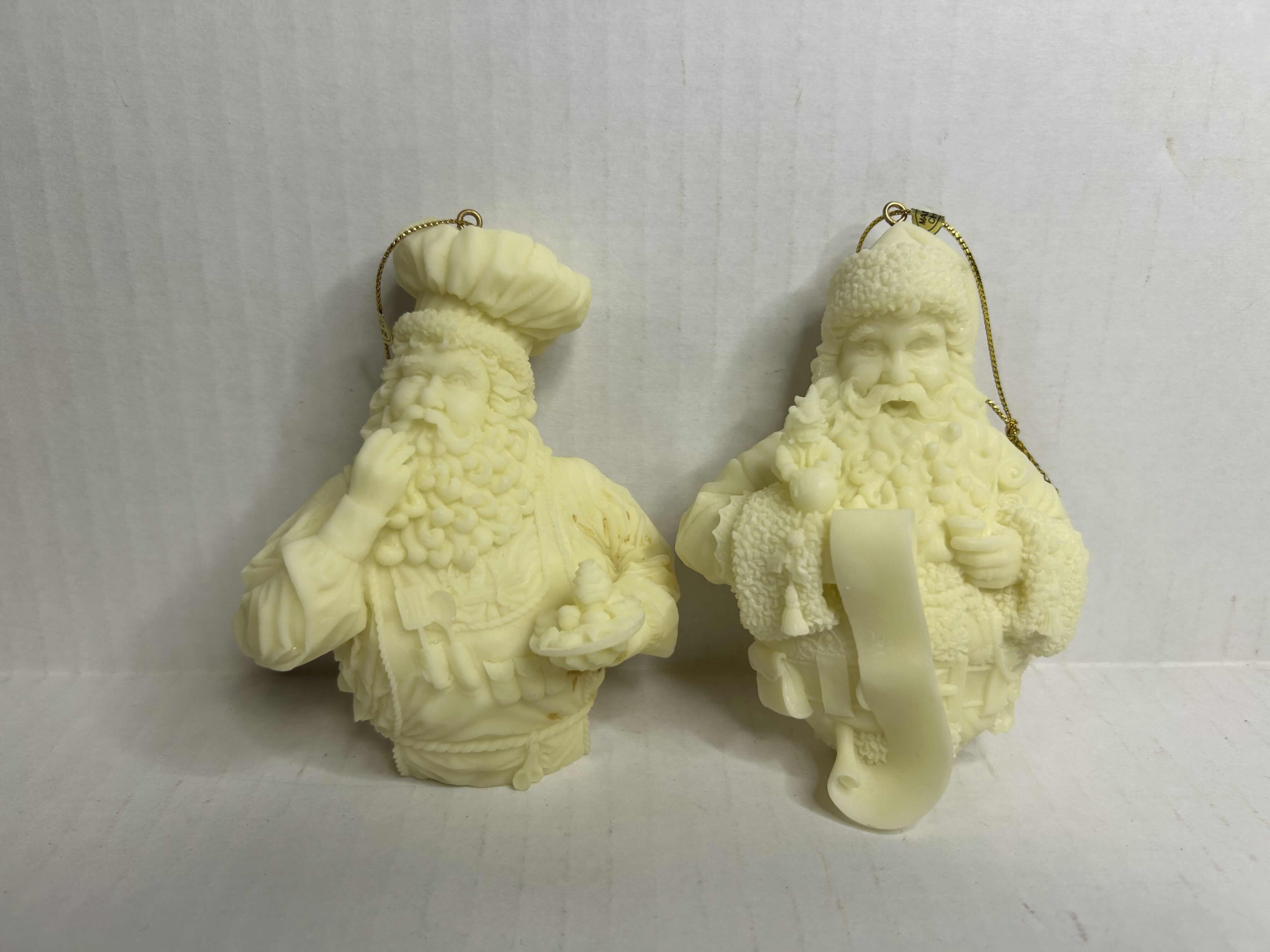 Photo 1 of 2- "WITH LOVE IN HIS HEART" SANTA ORNAMENTS BY MARK KLAUS CHRISTMAS DECOR