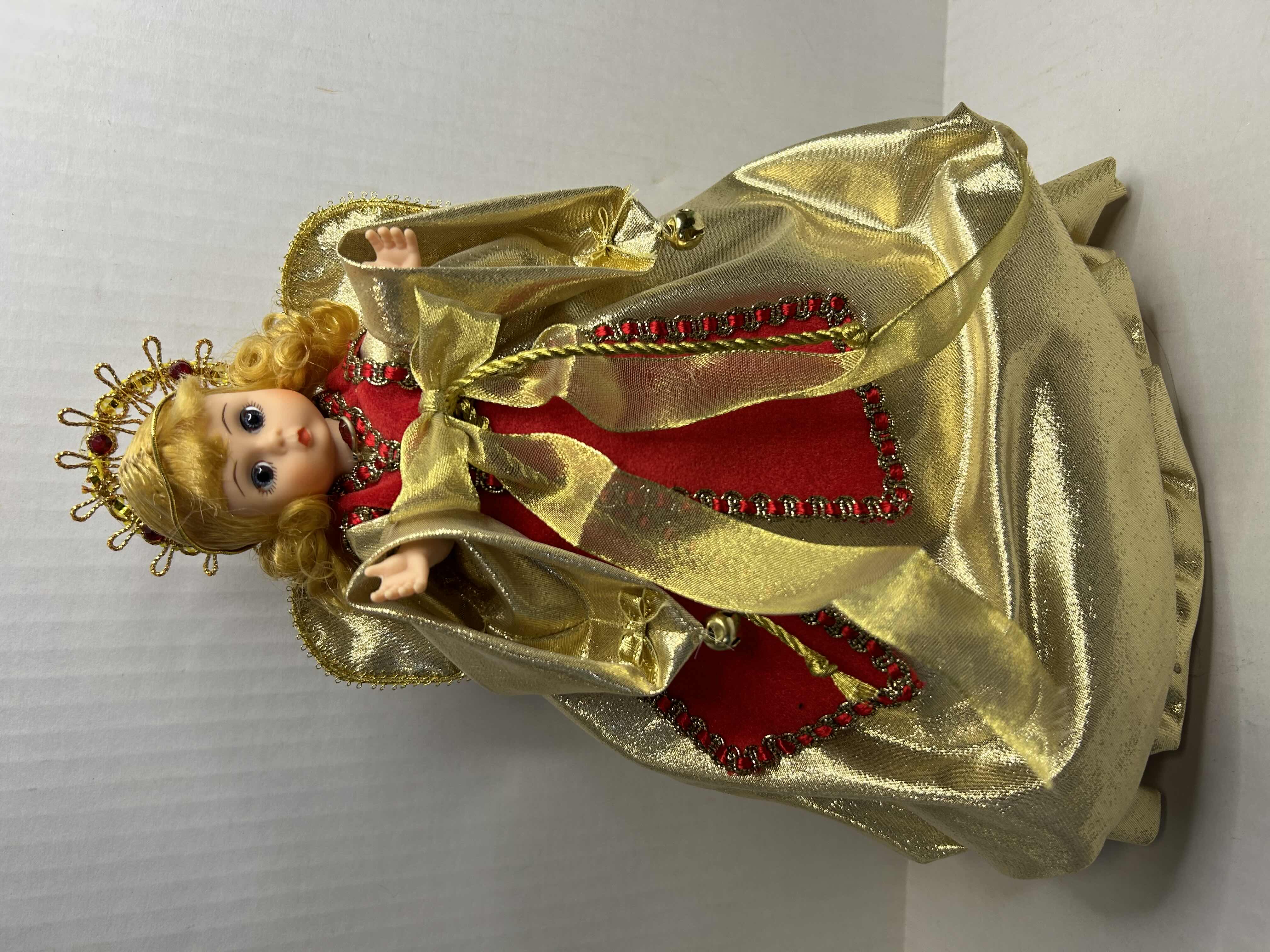 Photo 2 of NIB "MADAME ALEXANDER"  BY SPIEGEL "MERRY CHRISTMAS ANGEL"  TREE TOPPER

