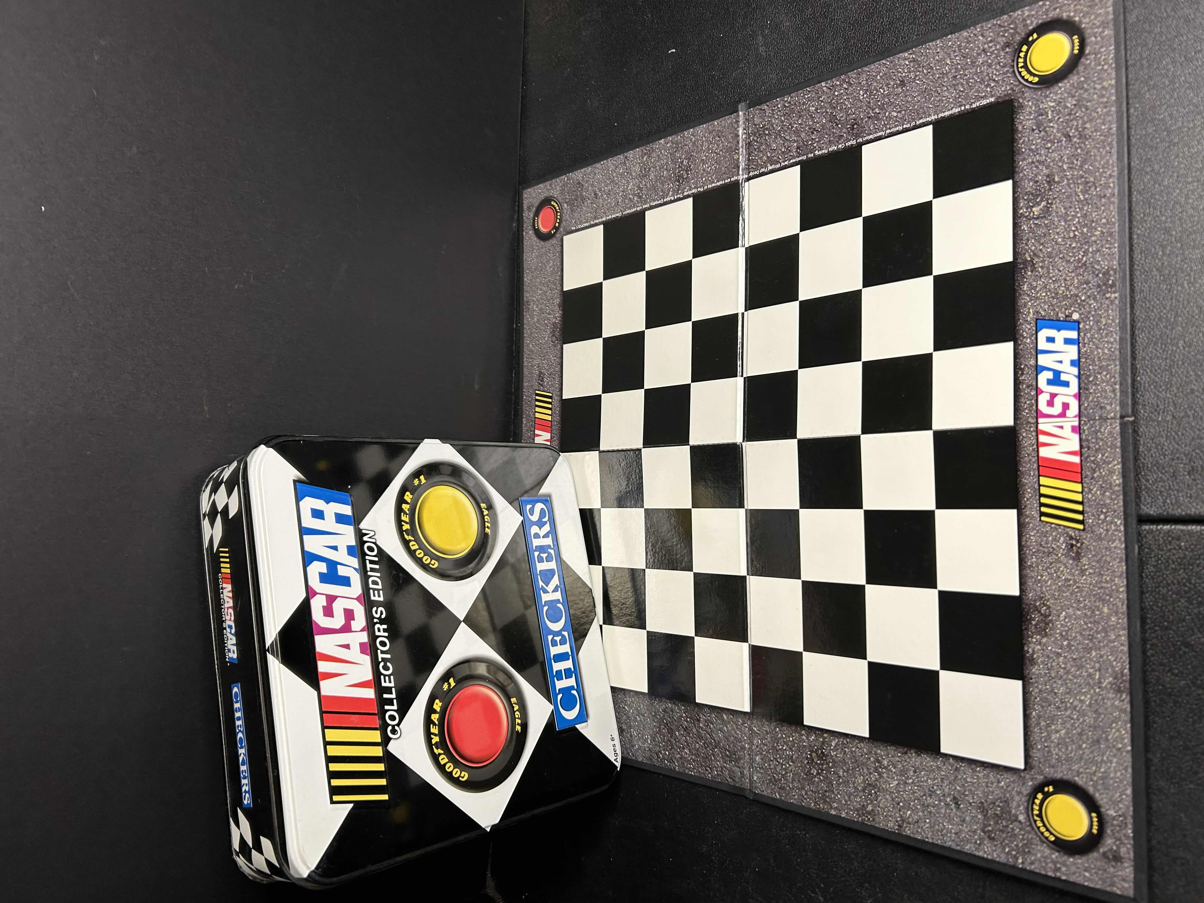 Photo 2 of NIB NASCAR COLLECTORS EDITION CHECKERS SET

