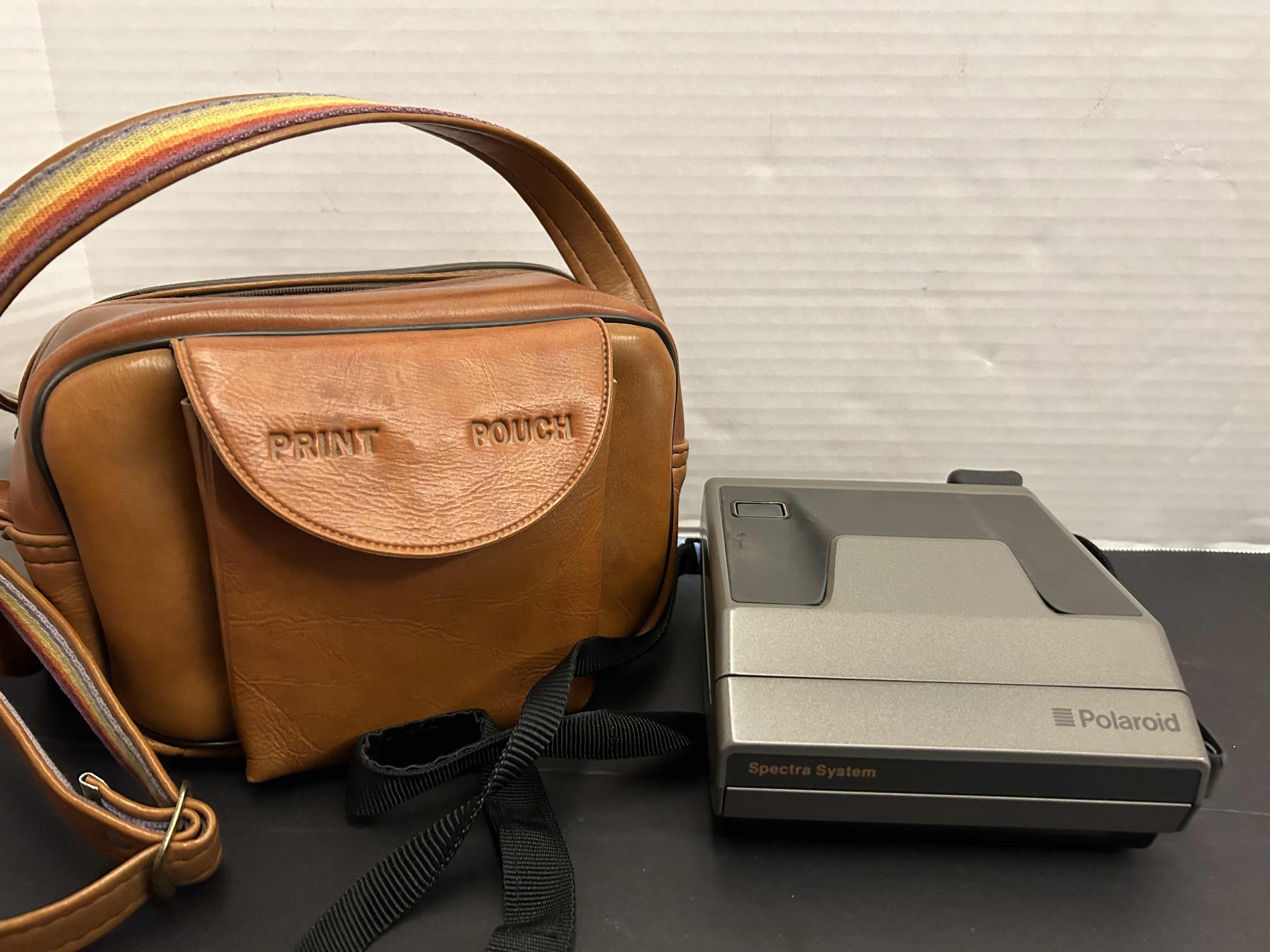 Photo 1 of POLAROID SPECTRA SYSTEM WITH LEATHER BAG