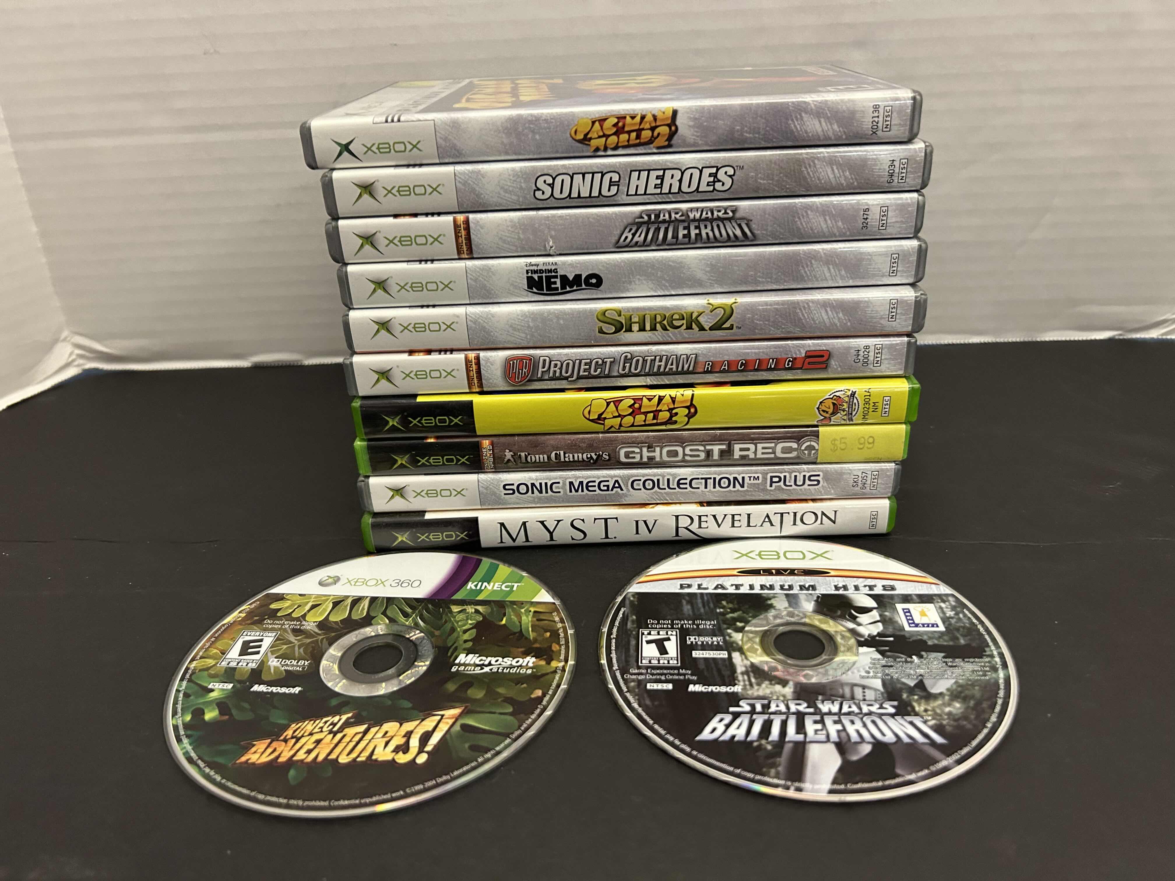 Photo 2 of 12- VARIOUS XBOX GAMES, 2 without CASES