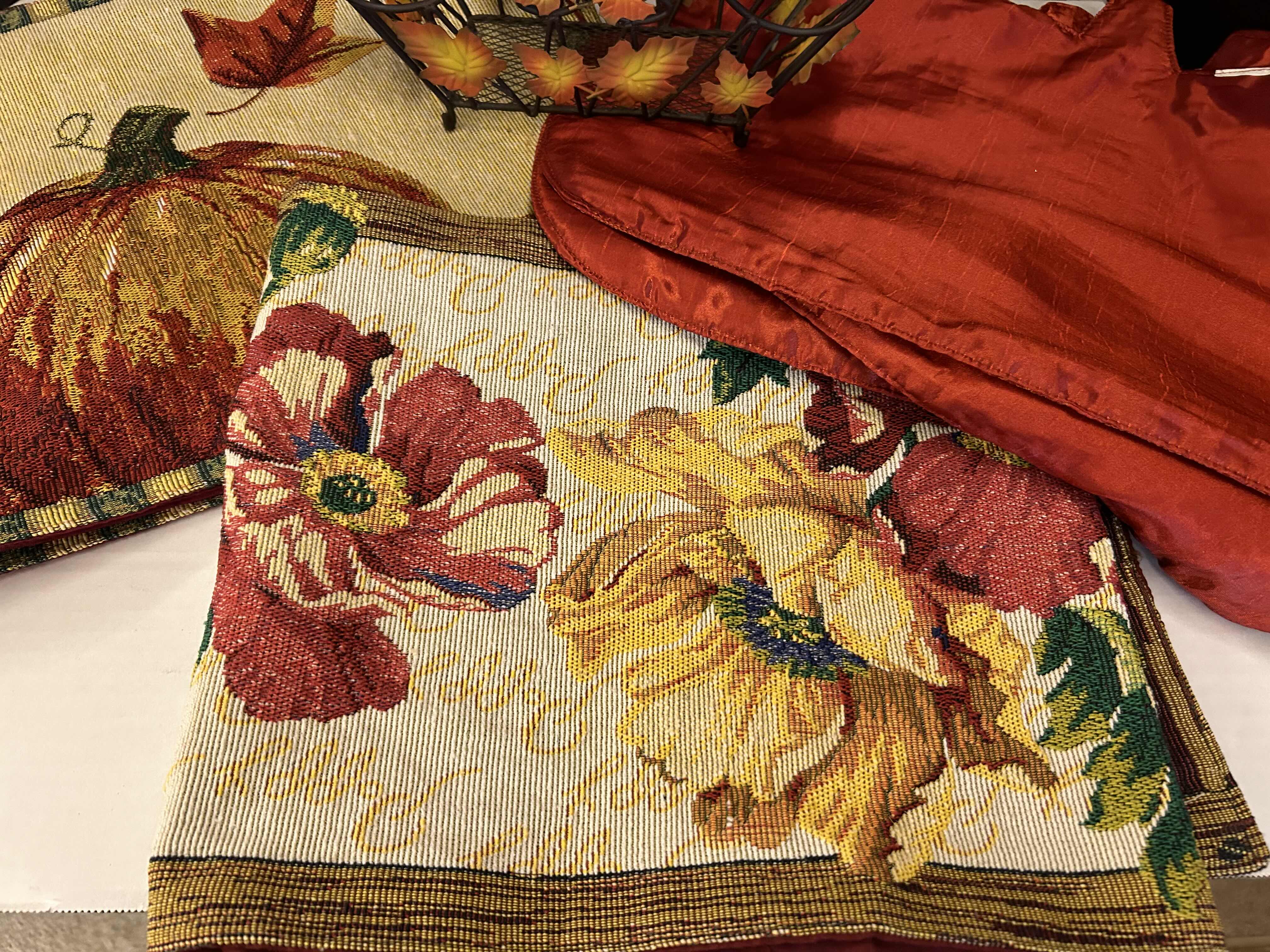 Photo 4 of FALL LINENS (PLACEMATS AND TABLE RUNNER)