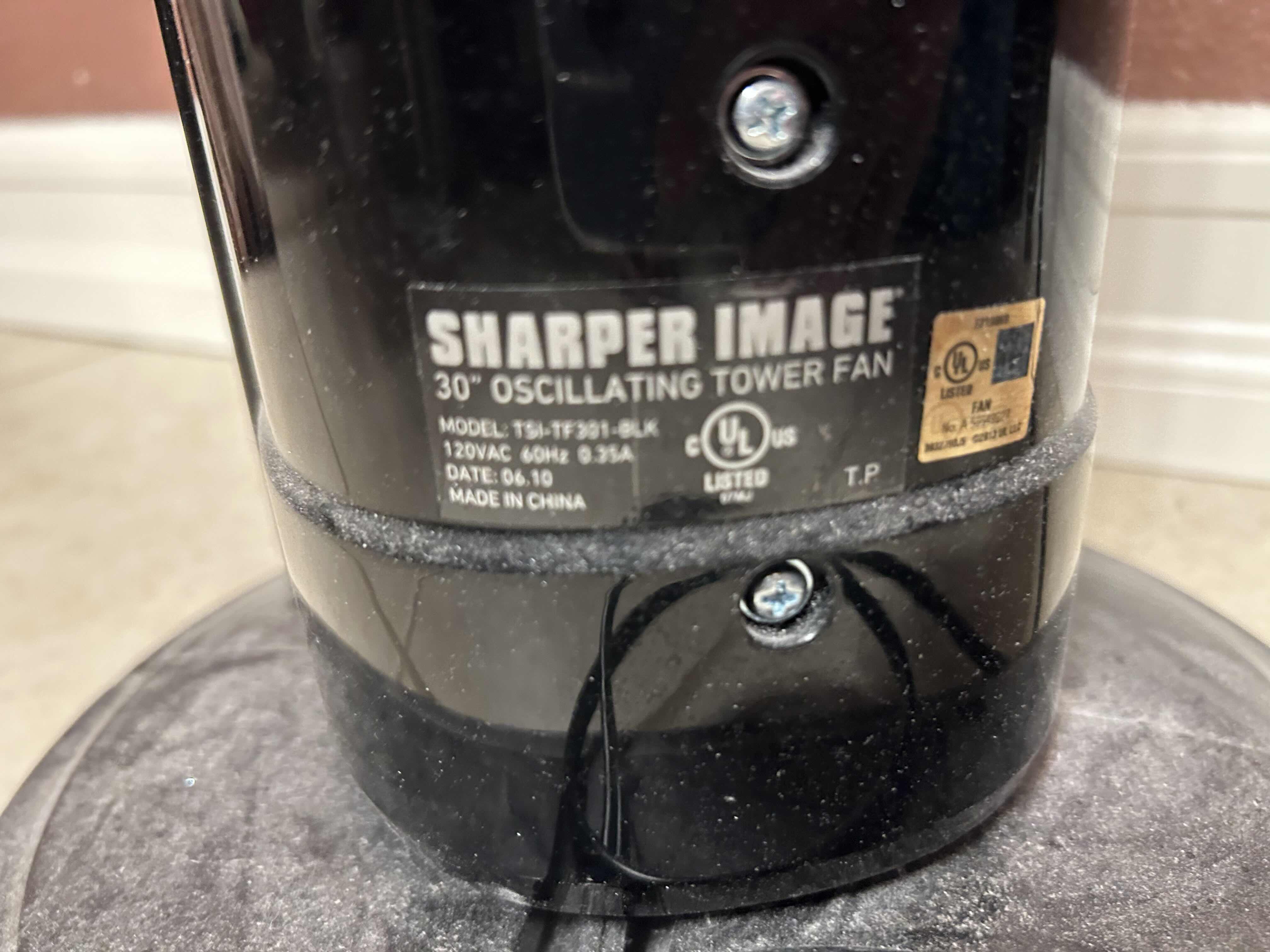 Photo 3 of SHARPER IMAGE OSCILLATING FAN H 30”