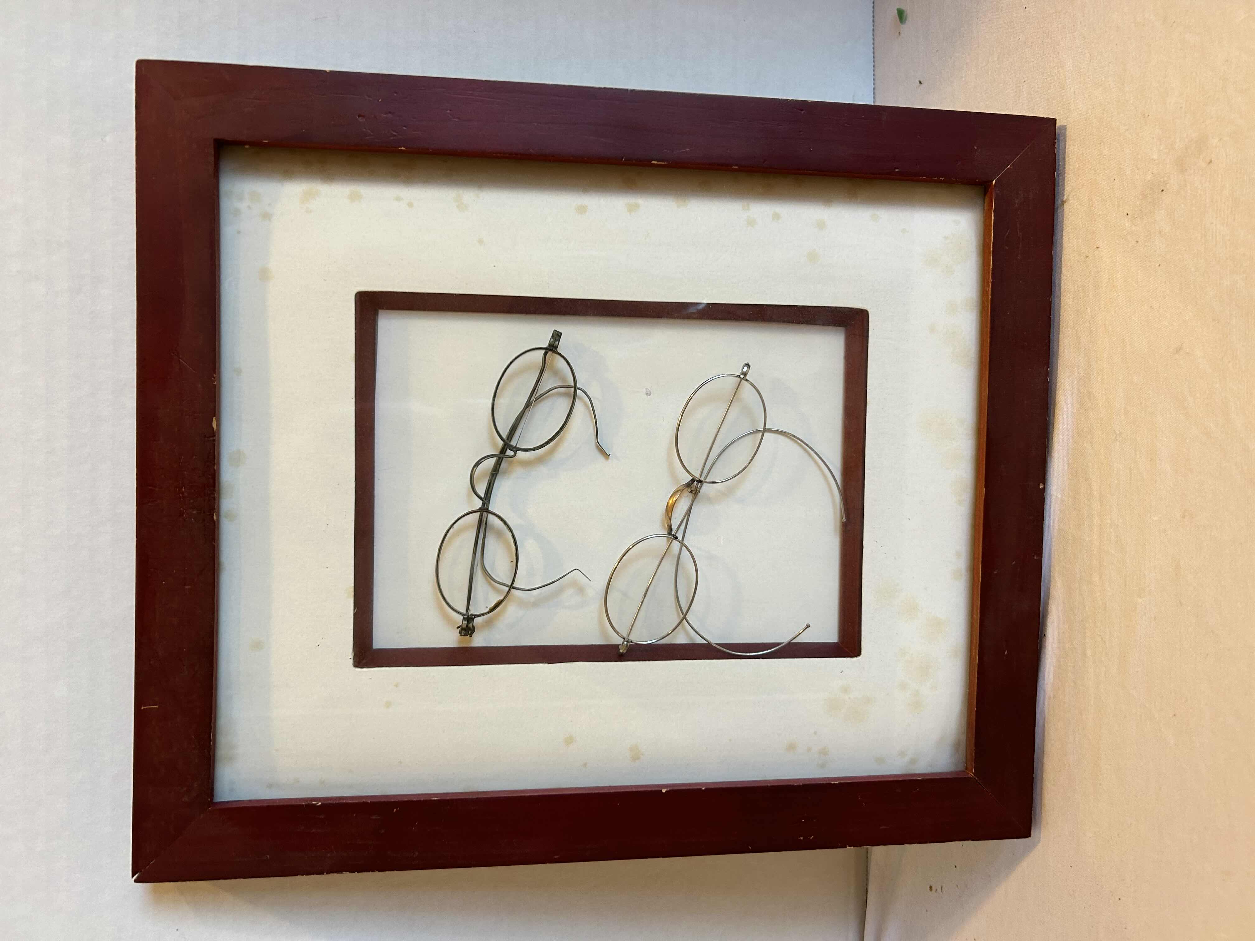 Photo 1 of 8 x 10 WOOD FRAMED SPECTACLES