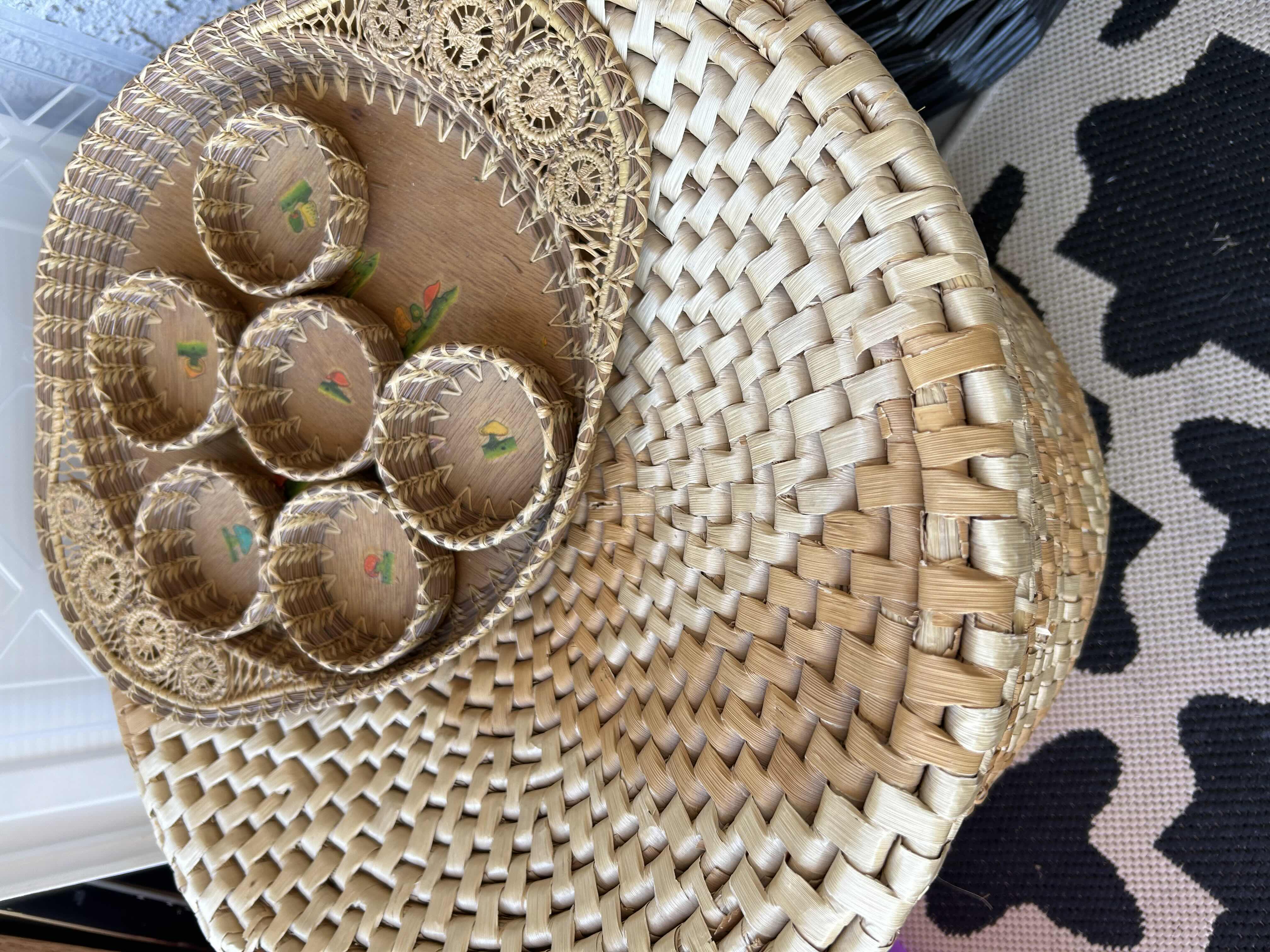 Photo 2 of 10- VARIOUS SHAPES AND SIZED, WICKER BASKETS AND METAL POTS