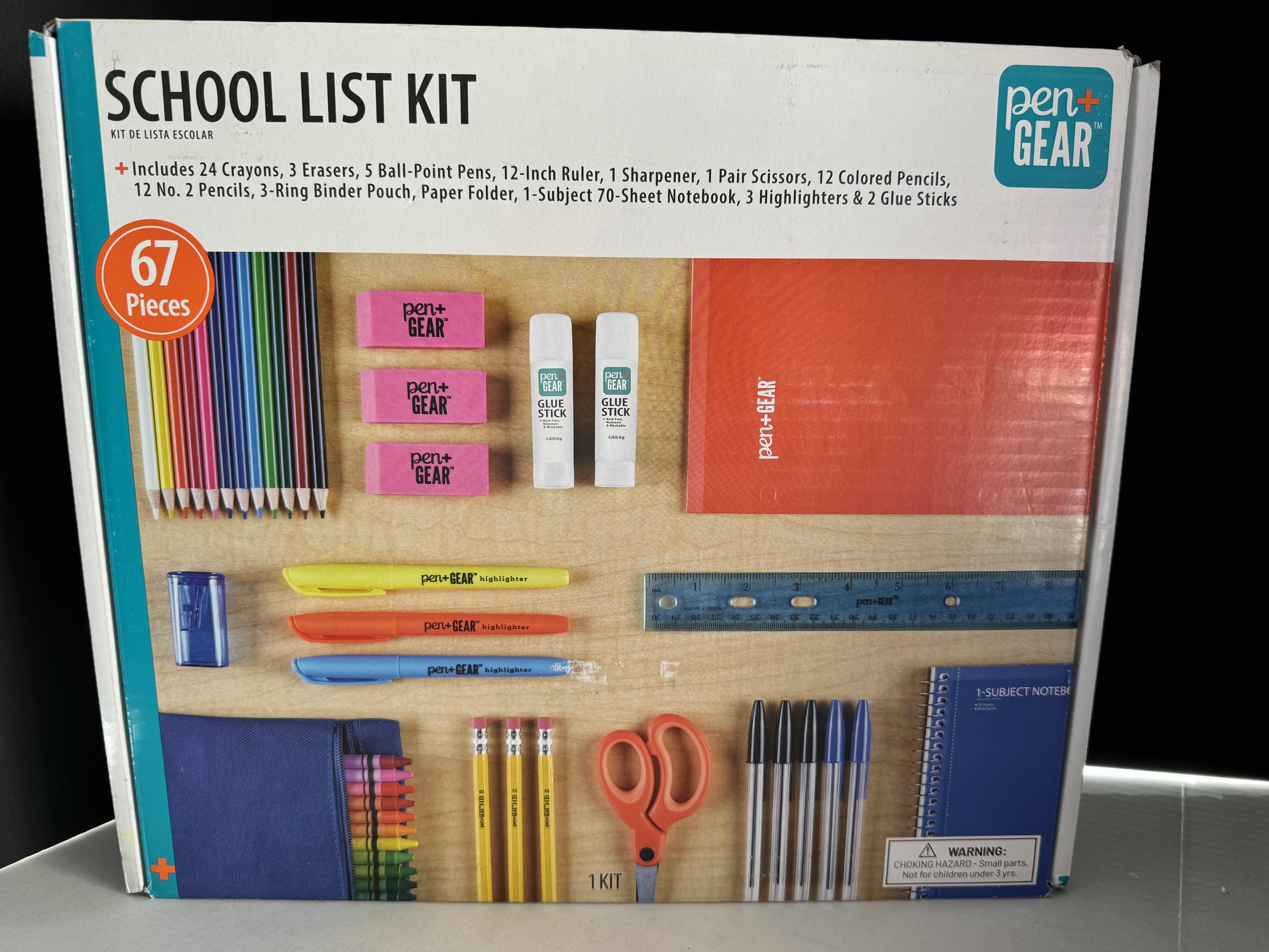 Photo 2 of 2- BRAND NEW PEN + GEAR SCHOOL LIST KIT