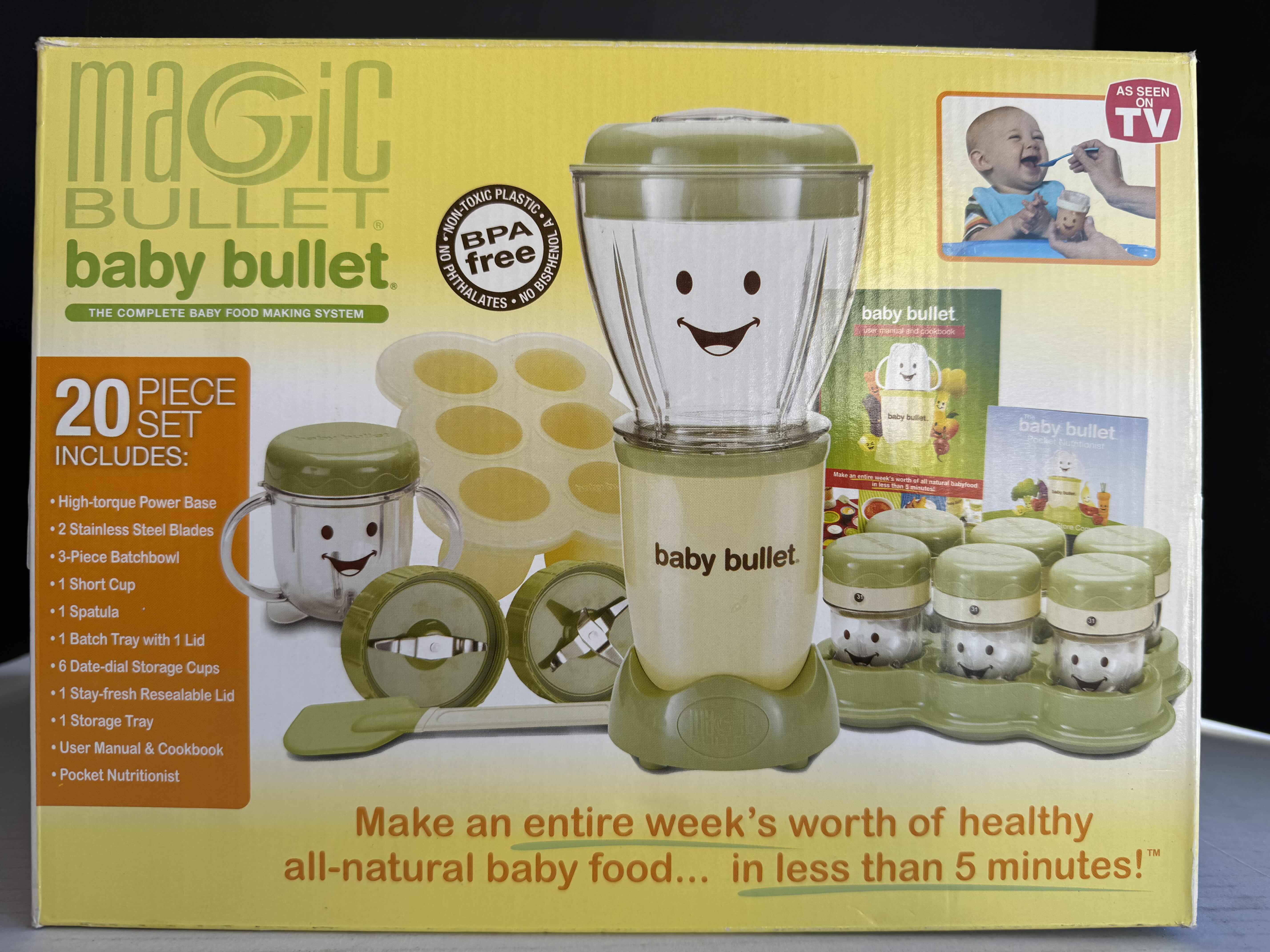 Photo 1 of BRAND NEW MAGIC BULLET, BABY BULLET (THE COMPLETE BABY FOOD MAKING SYSTEM)