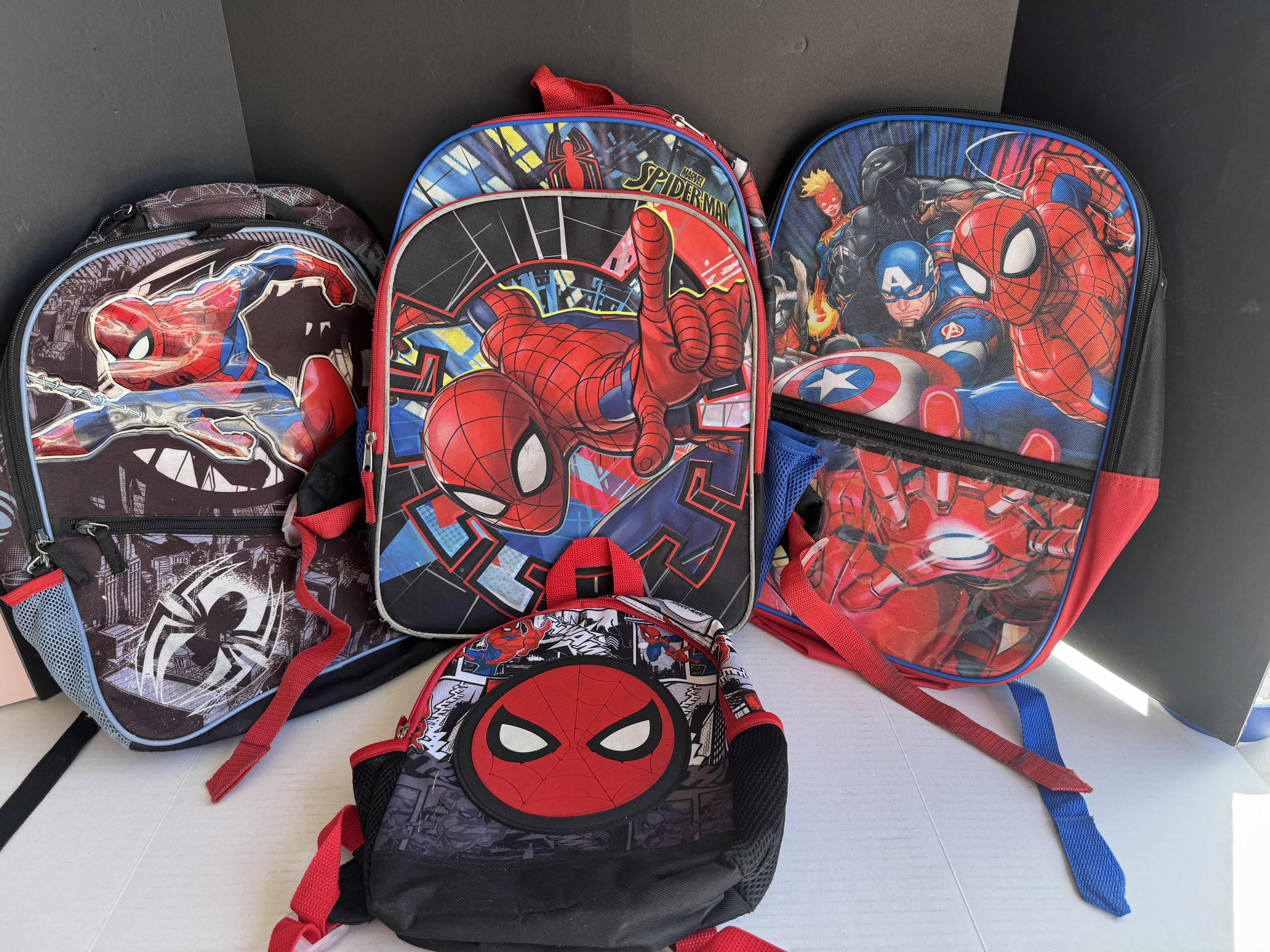 Photo 1 of 4- BRAND NEW SPIDER-MAN BACKPACKS