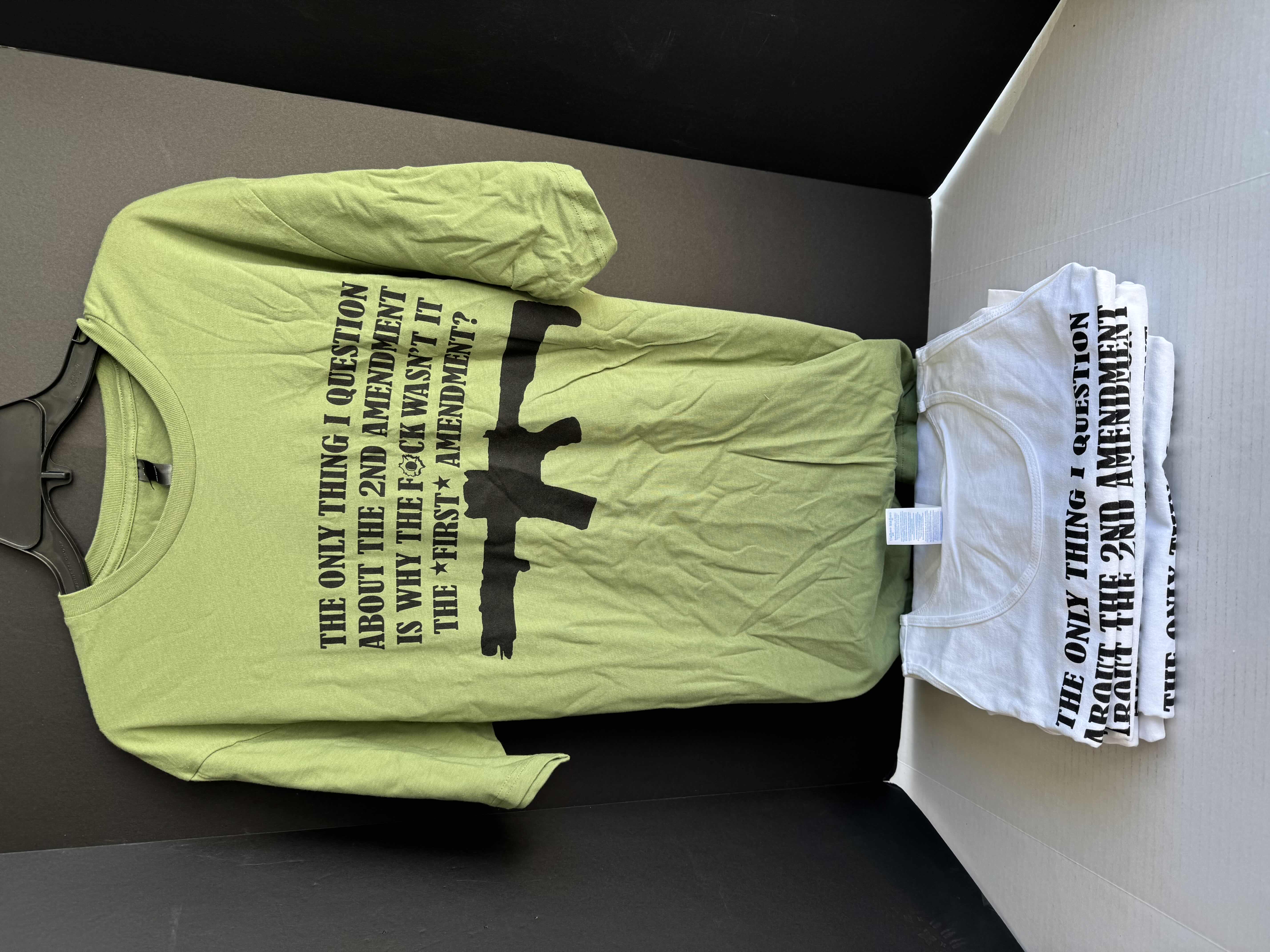 Photo 1 of 6- BRAND NEW 2XL 2ND AMENDMENT T-SHIRTS