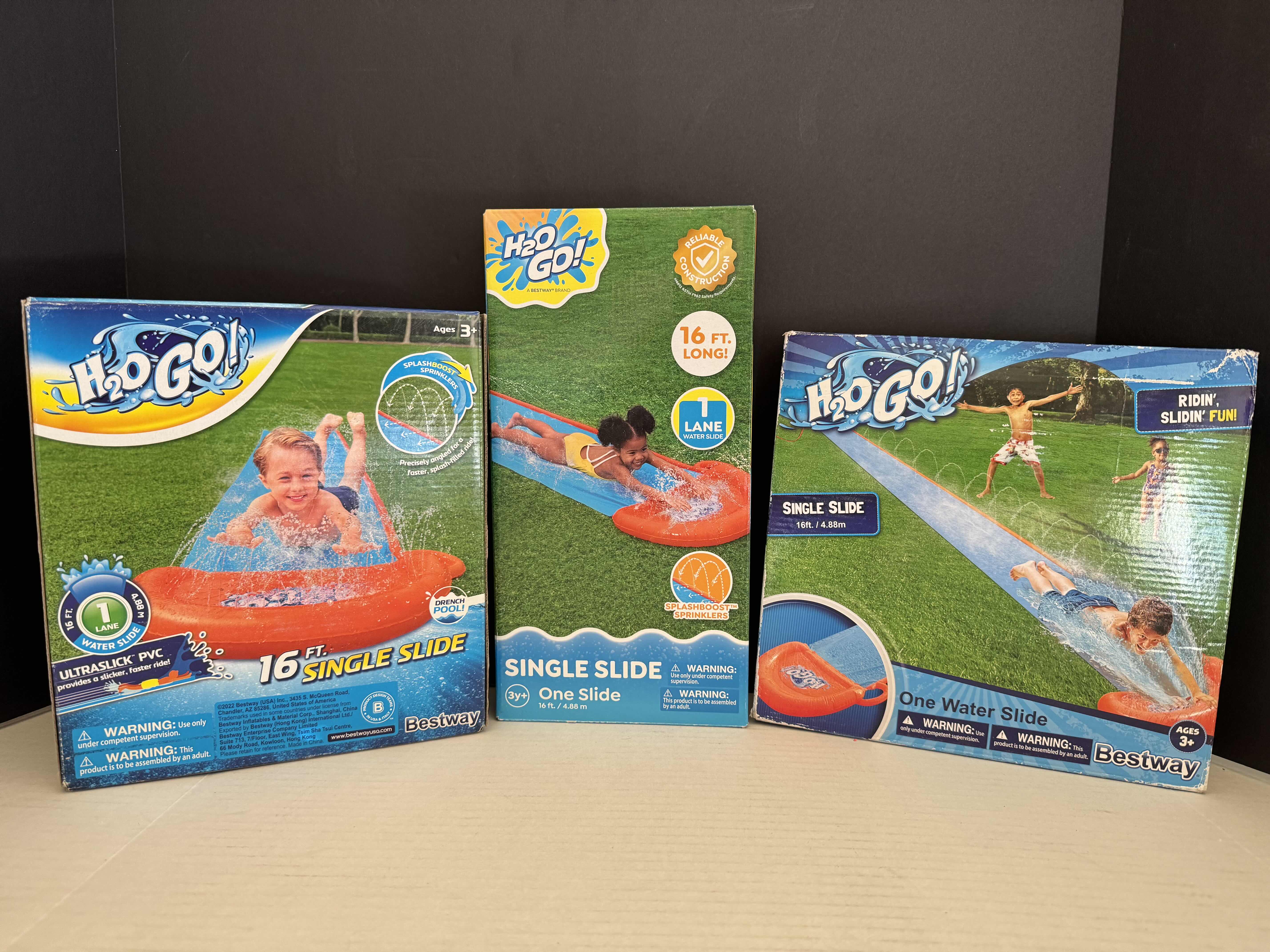 Photo 1 of 3-BRAND NEW H2O GO! WATER SLIDES 16'