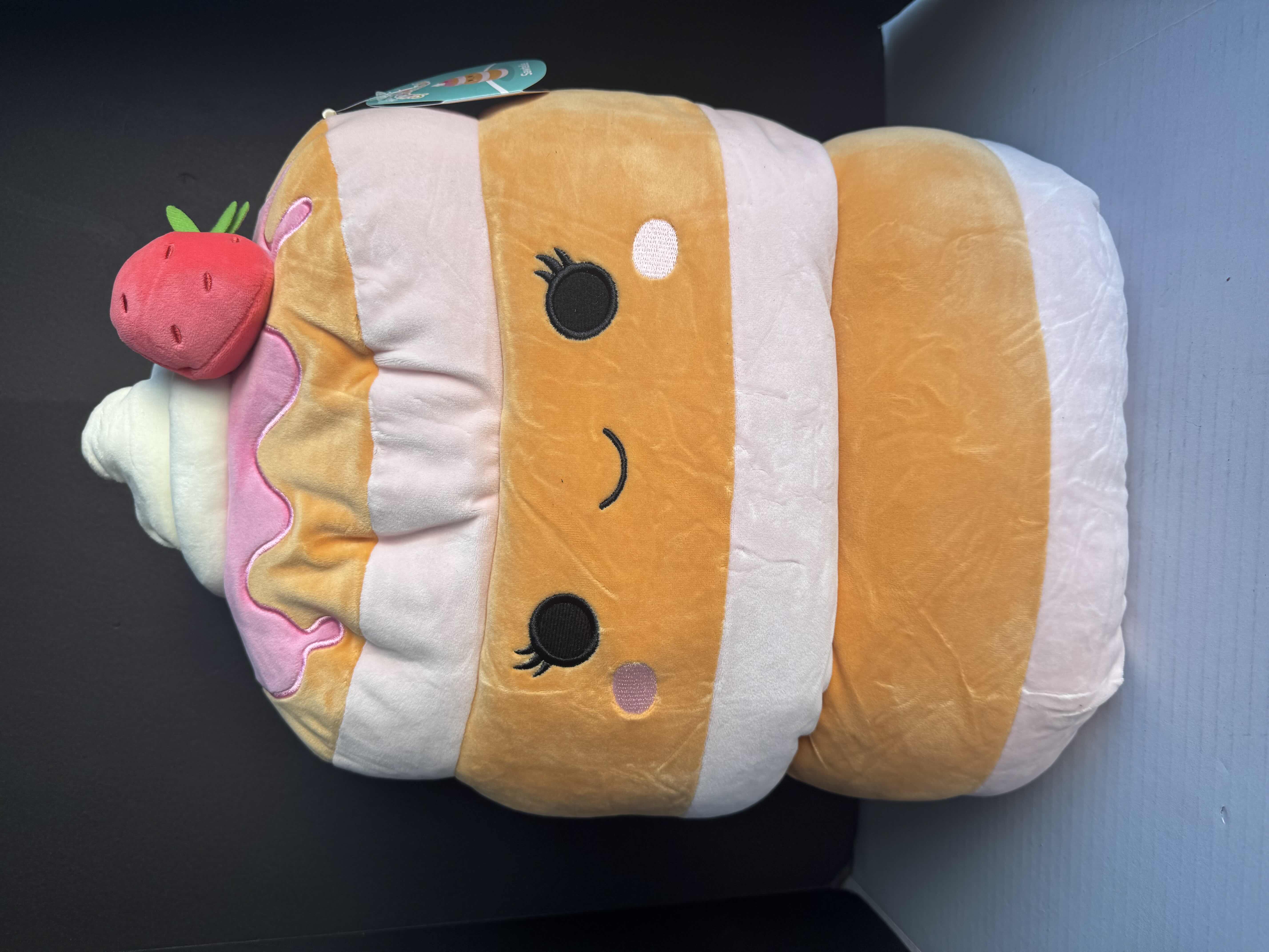 Photo 1 of BRAND NEW SQUISHMALLOWS 16" SAWTELLE THE STRAWBERRY PANCAKES PLUSH TOY