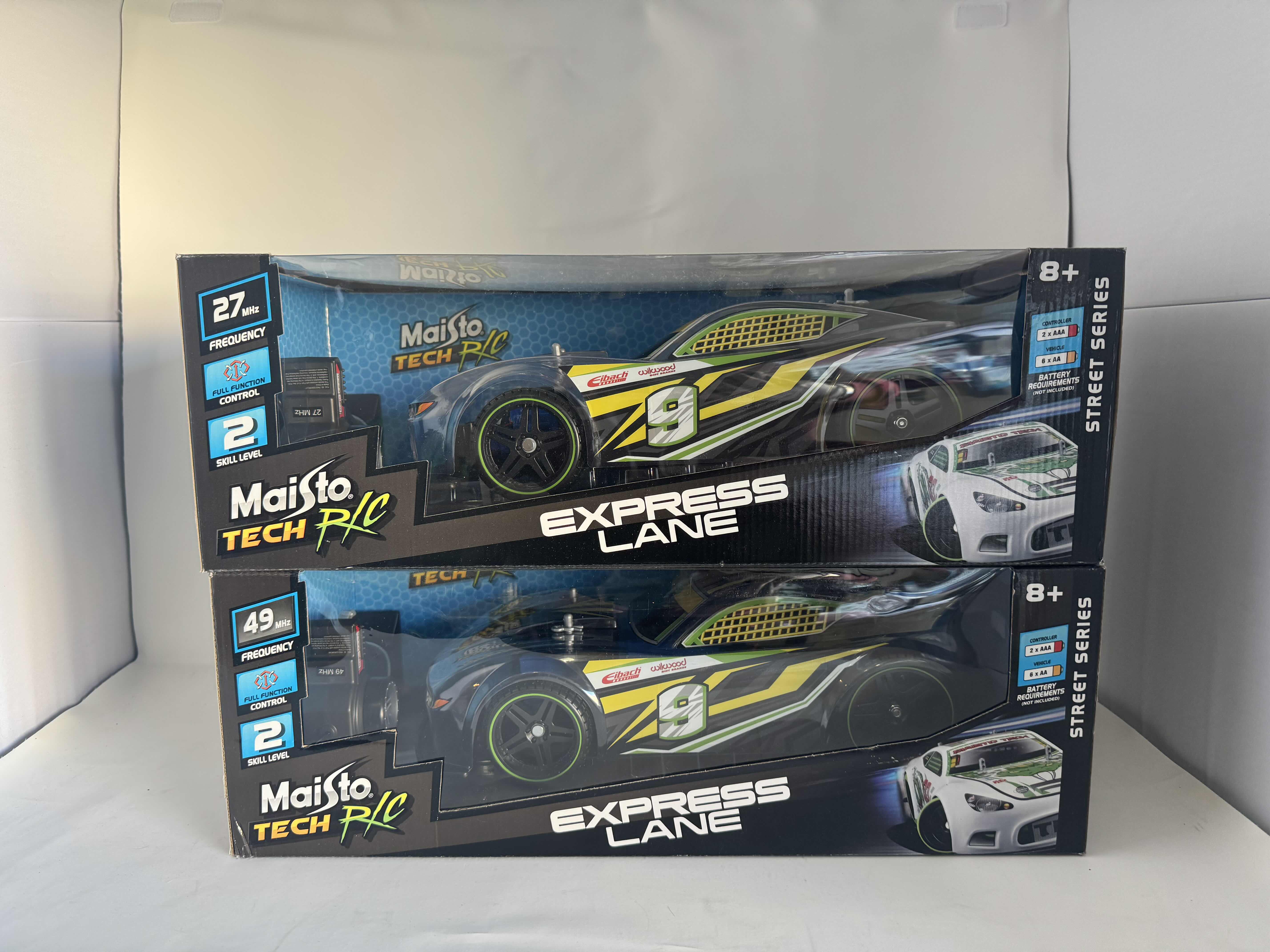 Photo 1 of 2-BRAND NEW MAISTO TECH R/C 27MHZ STREET SERIES EXPRESS LANE R/C CAR #9