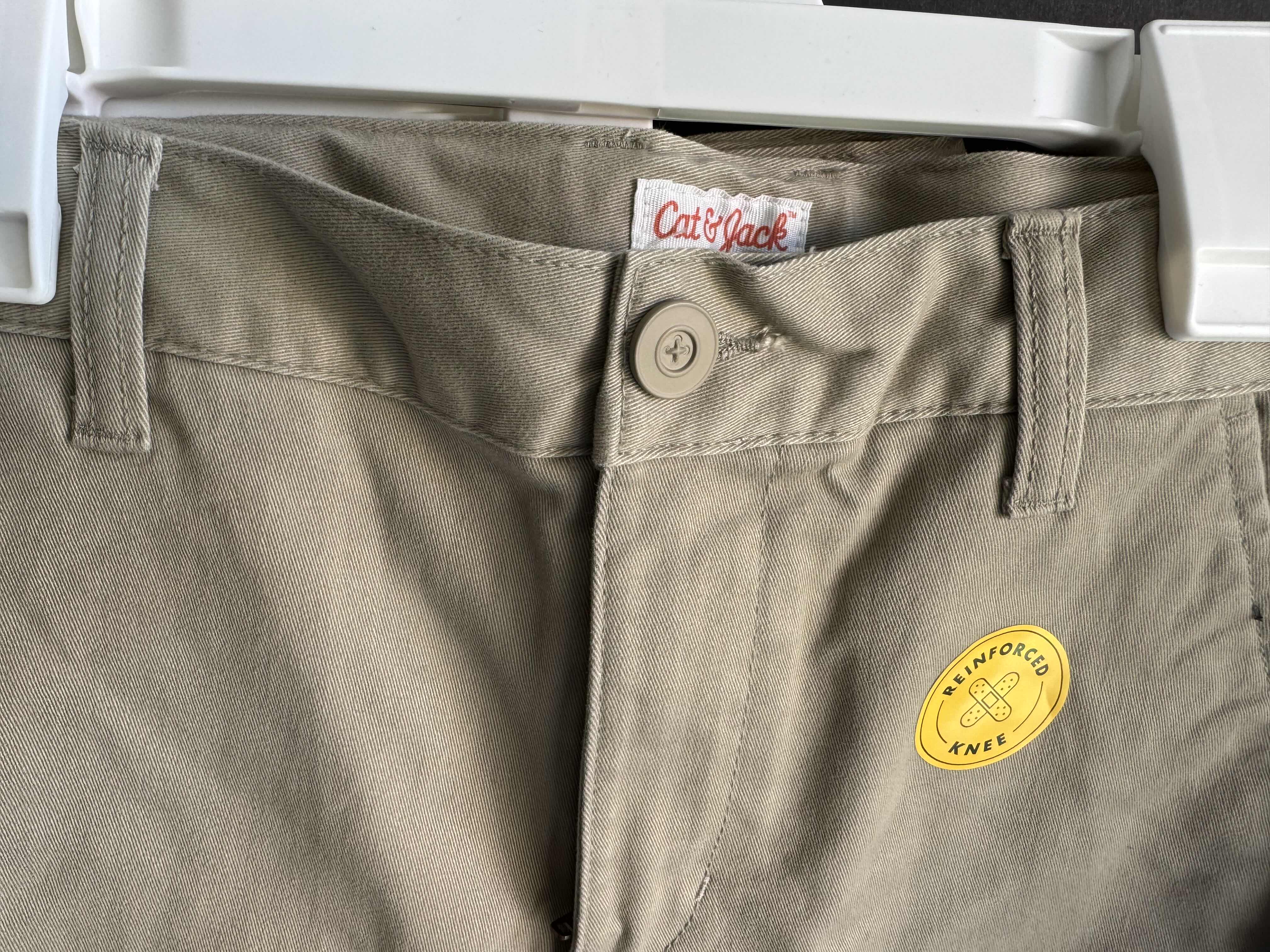 Photo 2 of 3-BRAND NEW PAIRS OF CAT & JACK KHAKI SCHOOL UNIFORM PANTS SIZE 14