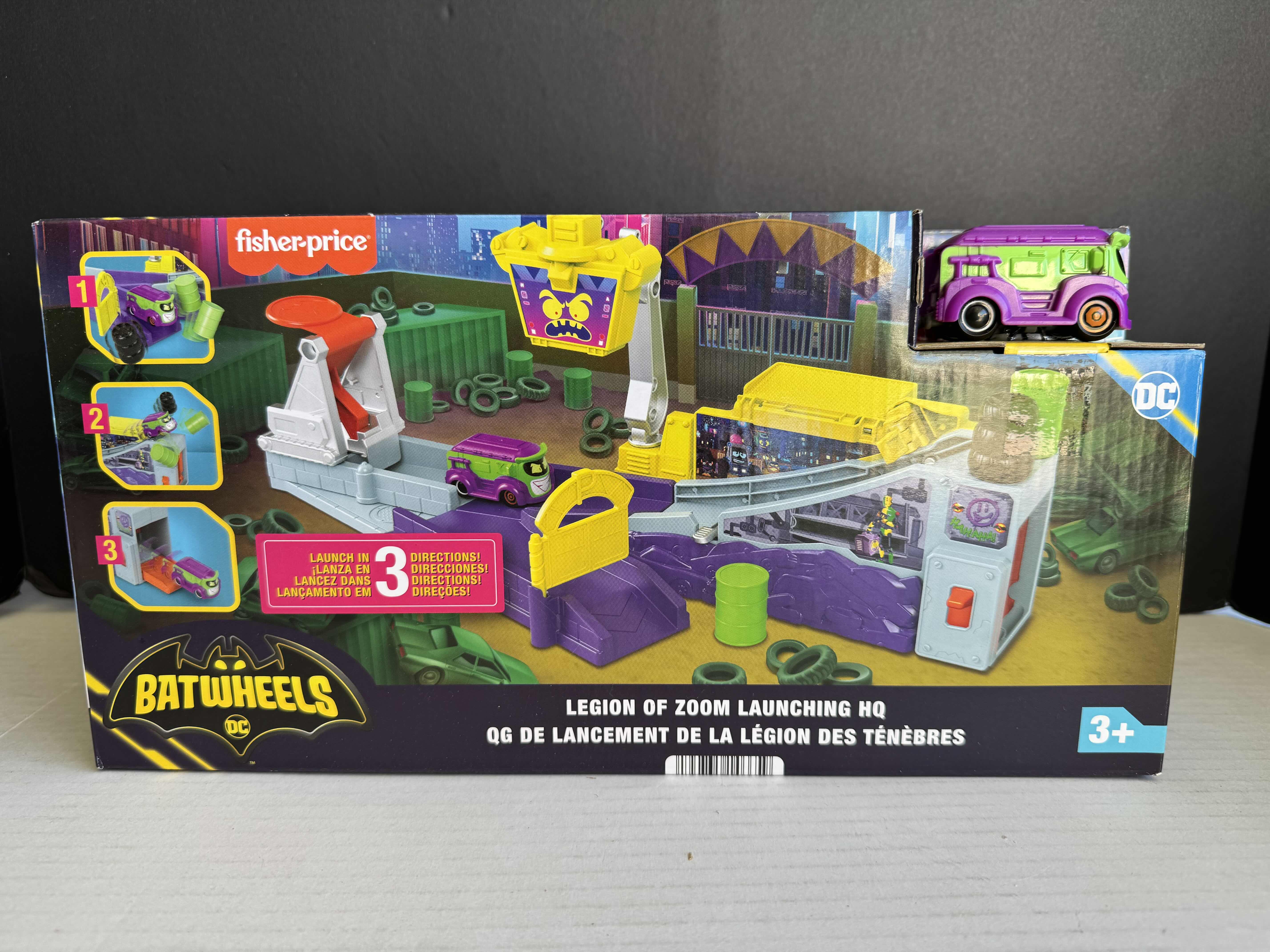 Photo 1 of BRAND NEW FISHER-PRICE DC BATWHEELS PLAYSET WITH CAR RAMP AND LAUNCHER