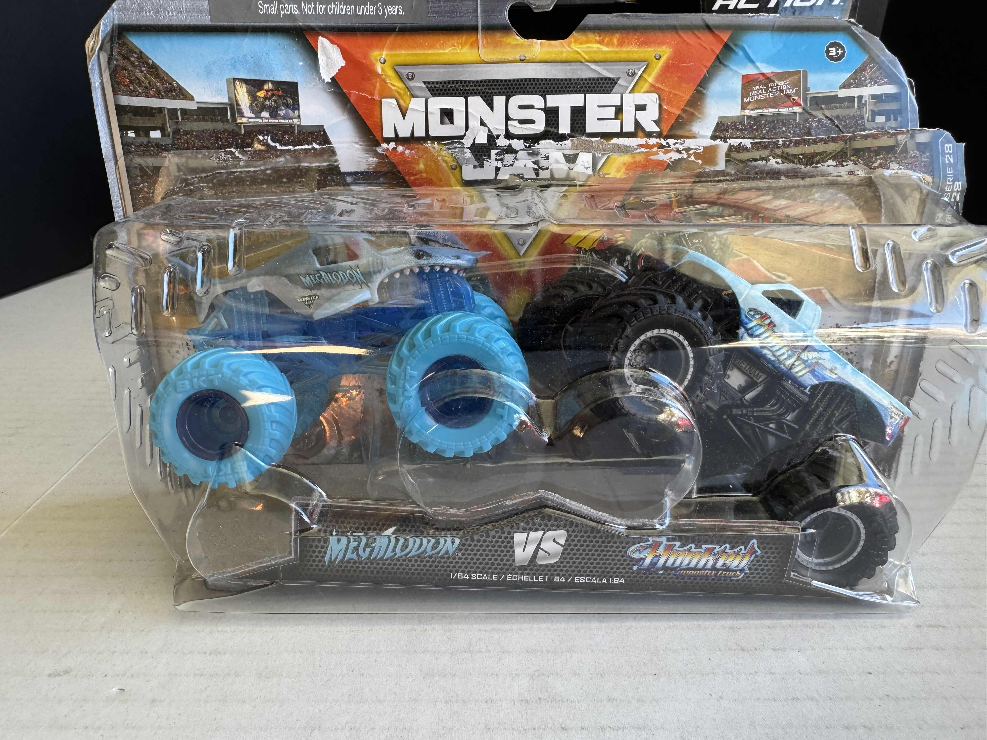 Photo 2 of 2 - BRAND NEW TOYS 1-MONSTER JAM & 1-MAXX ACTION POLICE CAR