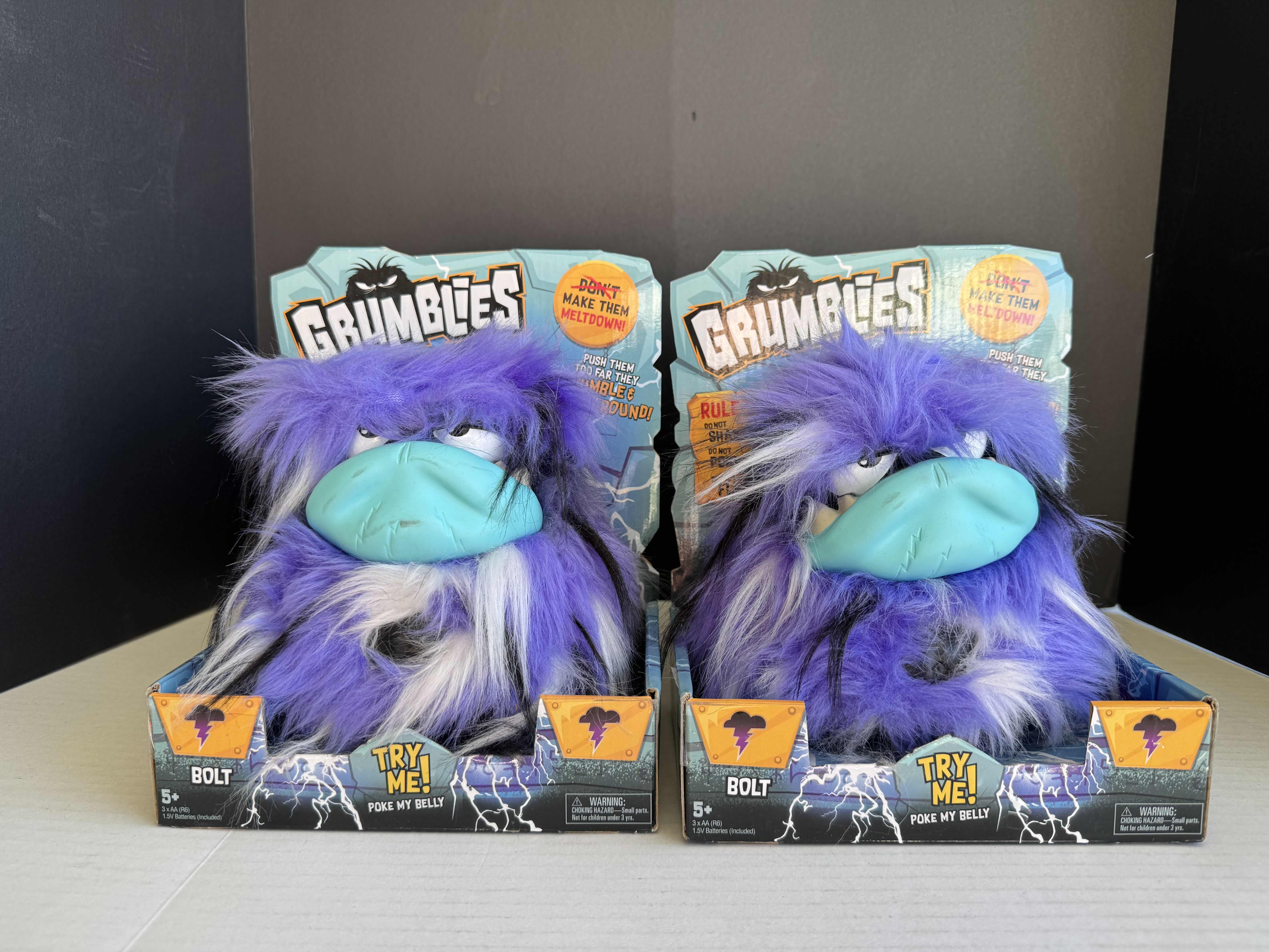 Photo 1 of 2- BRAND NEW GRUMBLIES - BOLT (PURPLE)