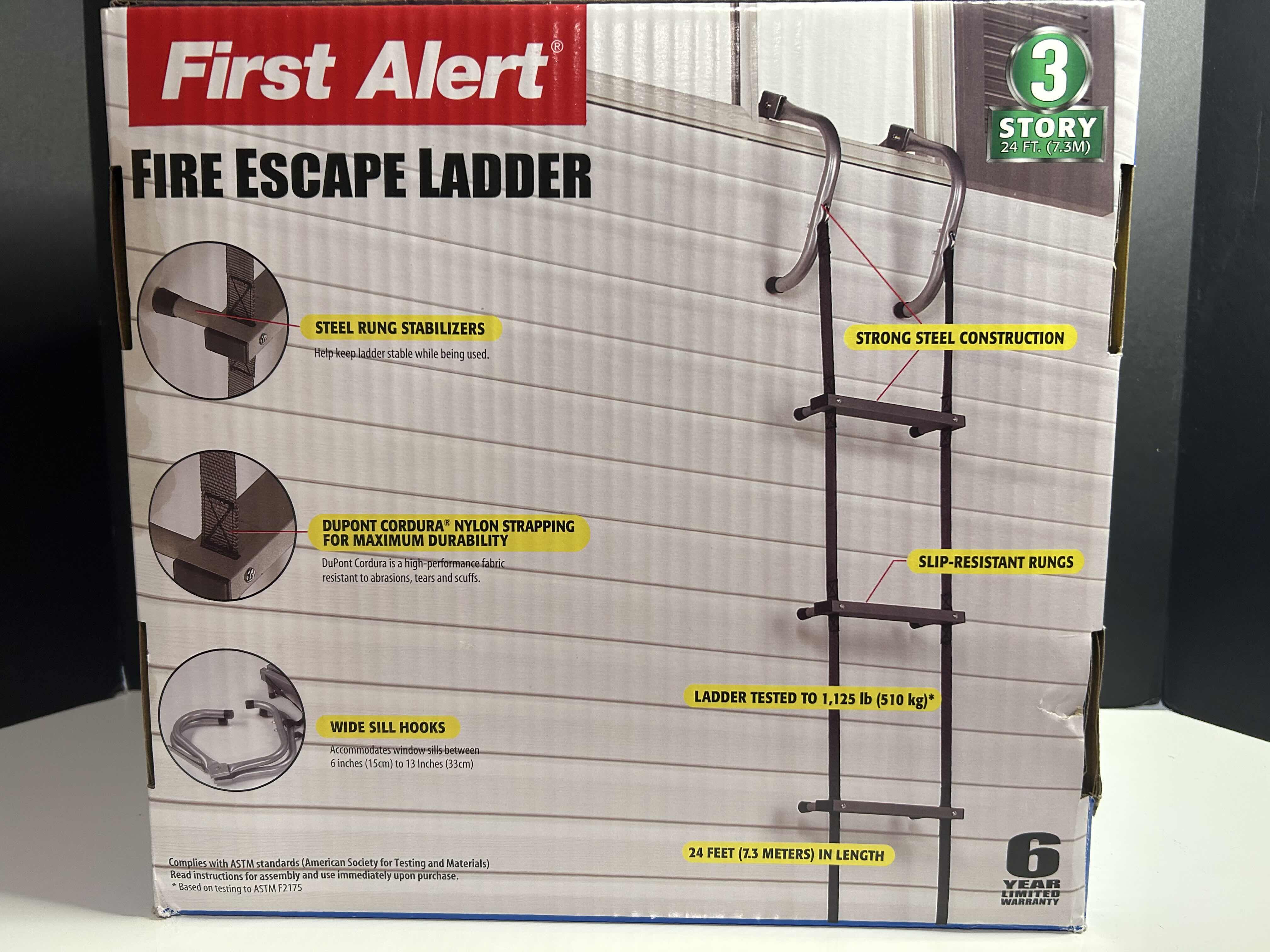 Photo 2 of BRAND NEW FIRST ALERT 3 STORY FIRE ESCAPE LADDER