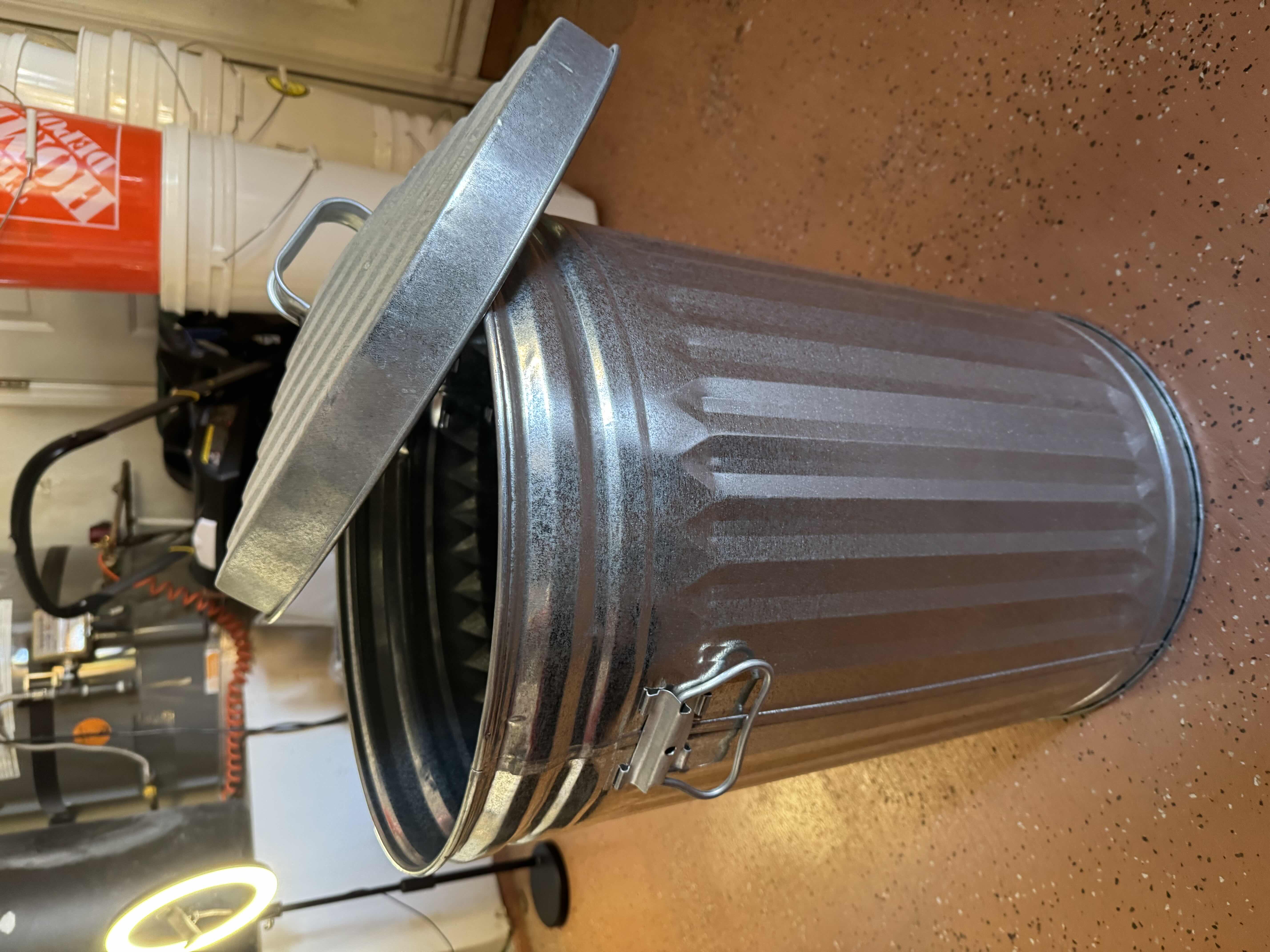 Photo 1 of BEHRENS METALWARE 20 GALLON METAL TRASH CAN