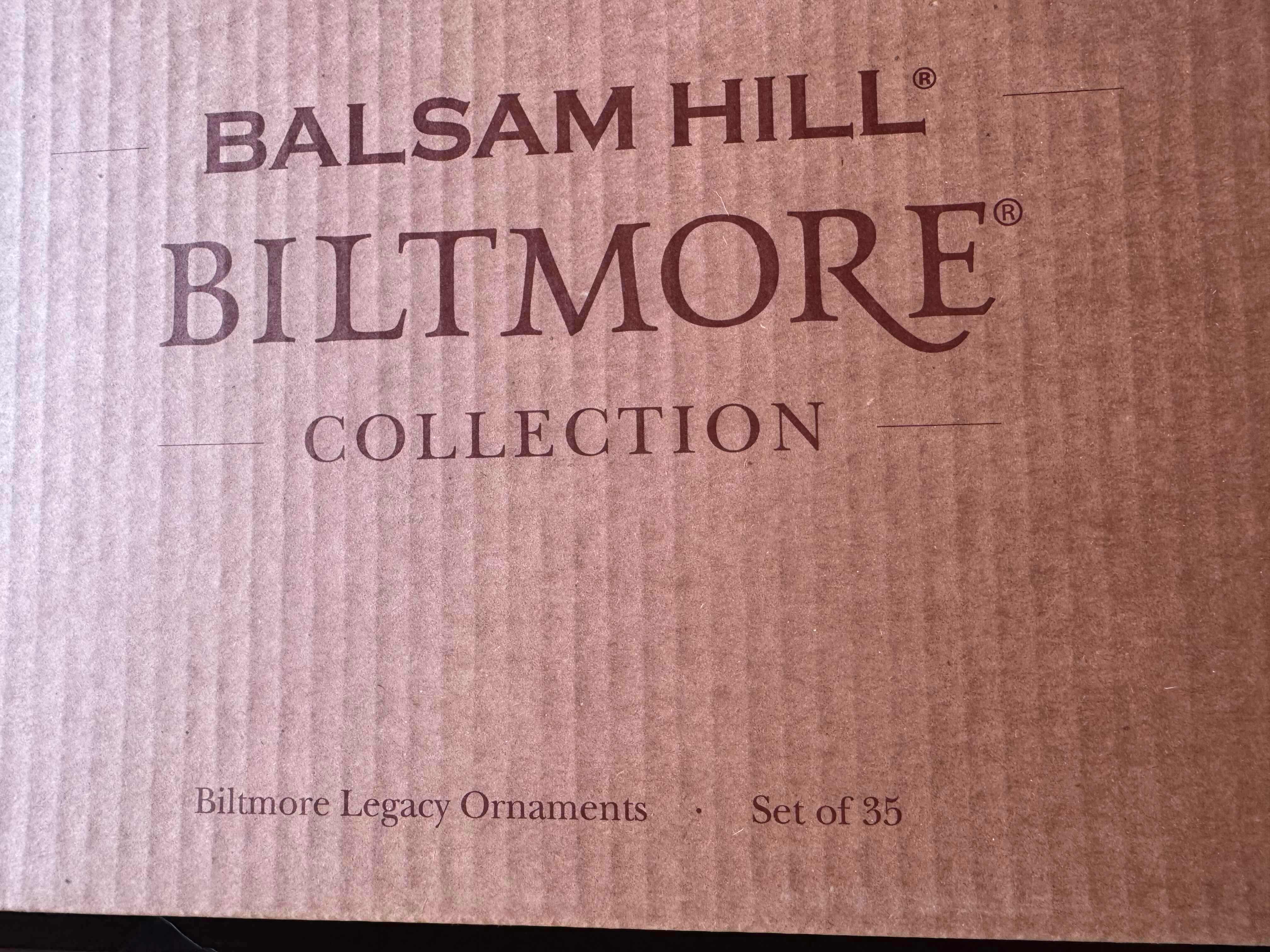 Photo 1 of BALSAM HILL BILTMORE COLLECTION LEGACY ORNAMENTS SET OF 35