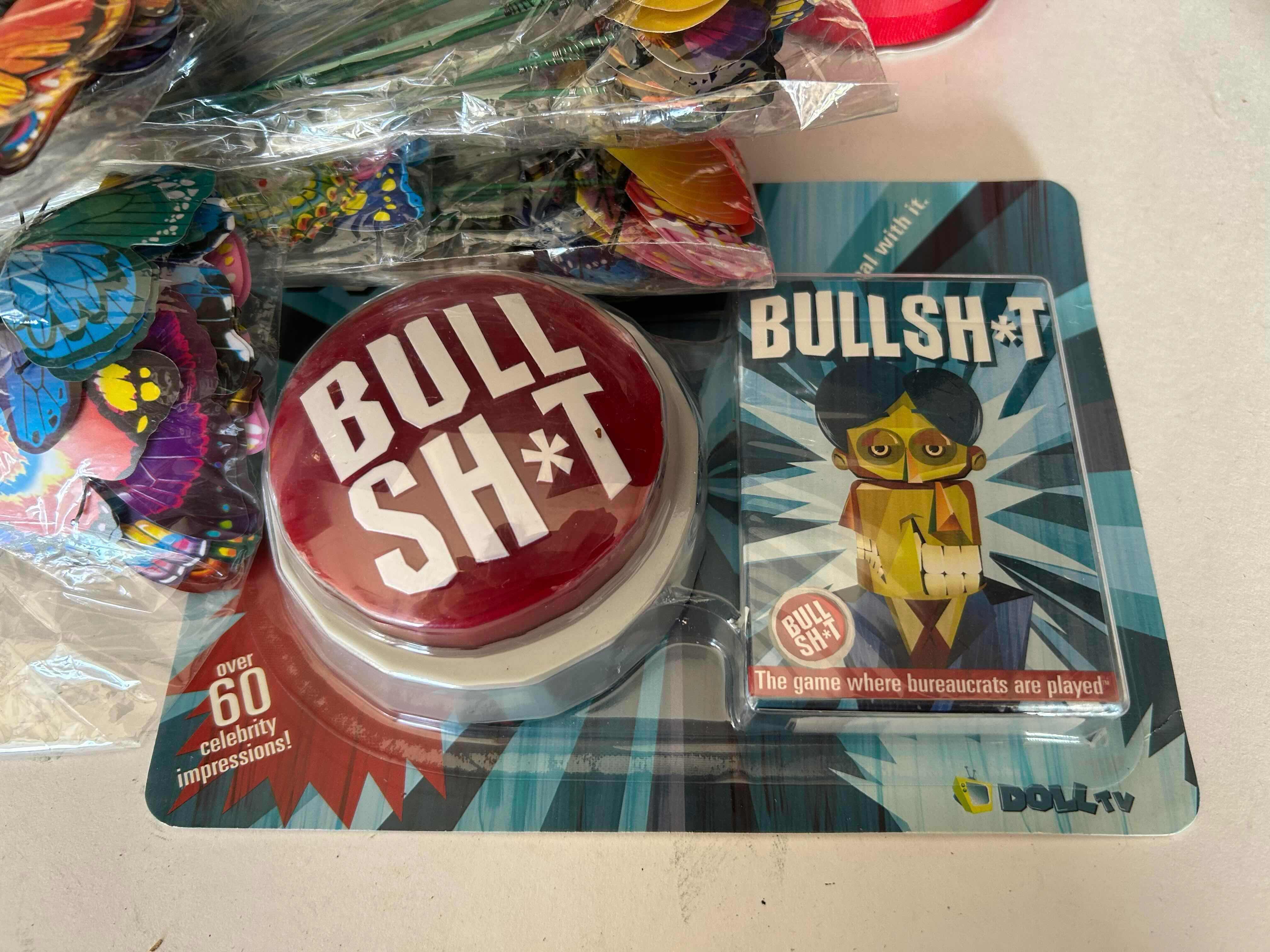 Photo 2 of BRAND NEW PARTY HOSTING ITEMS AND "BULLSH*T" GAME