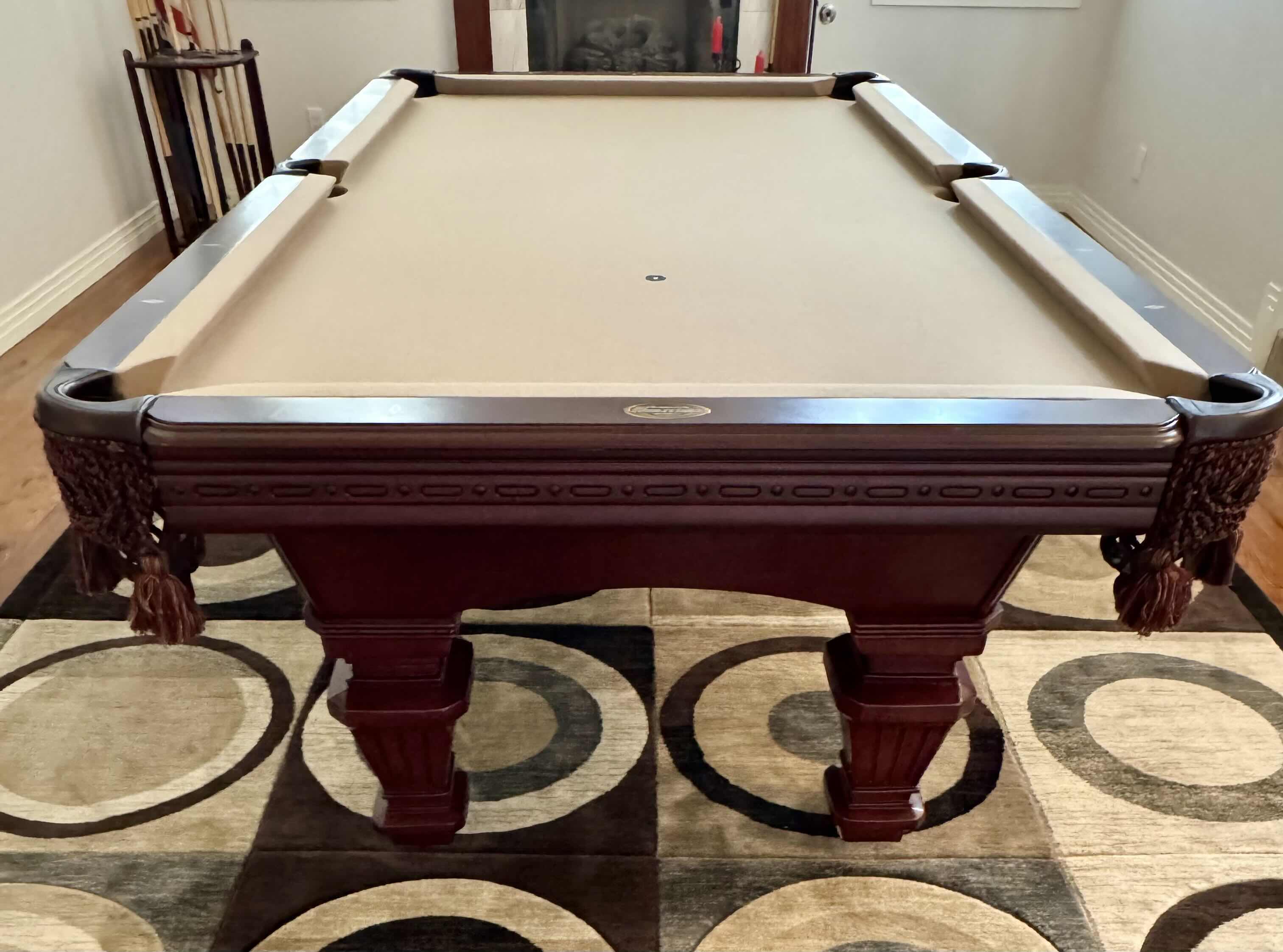 Photo 3 of CLASSIC CRAFTSMANSHIP WINNERS CHOICE BY WORLD OF LEISURE 8’ PROFESSIONAL POOL TABLE (COVER INCLUDED)