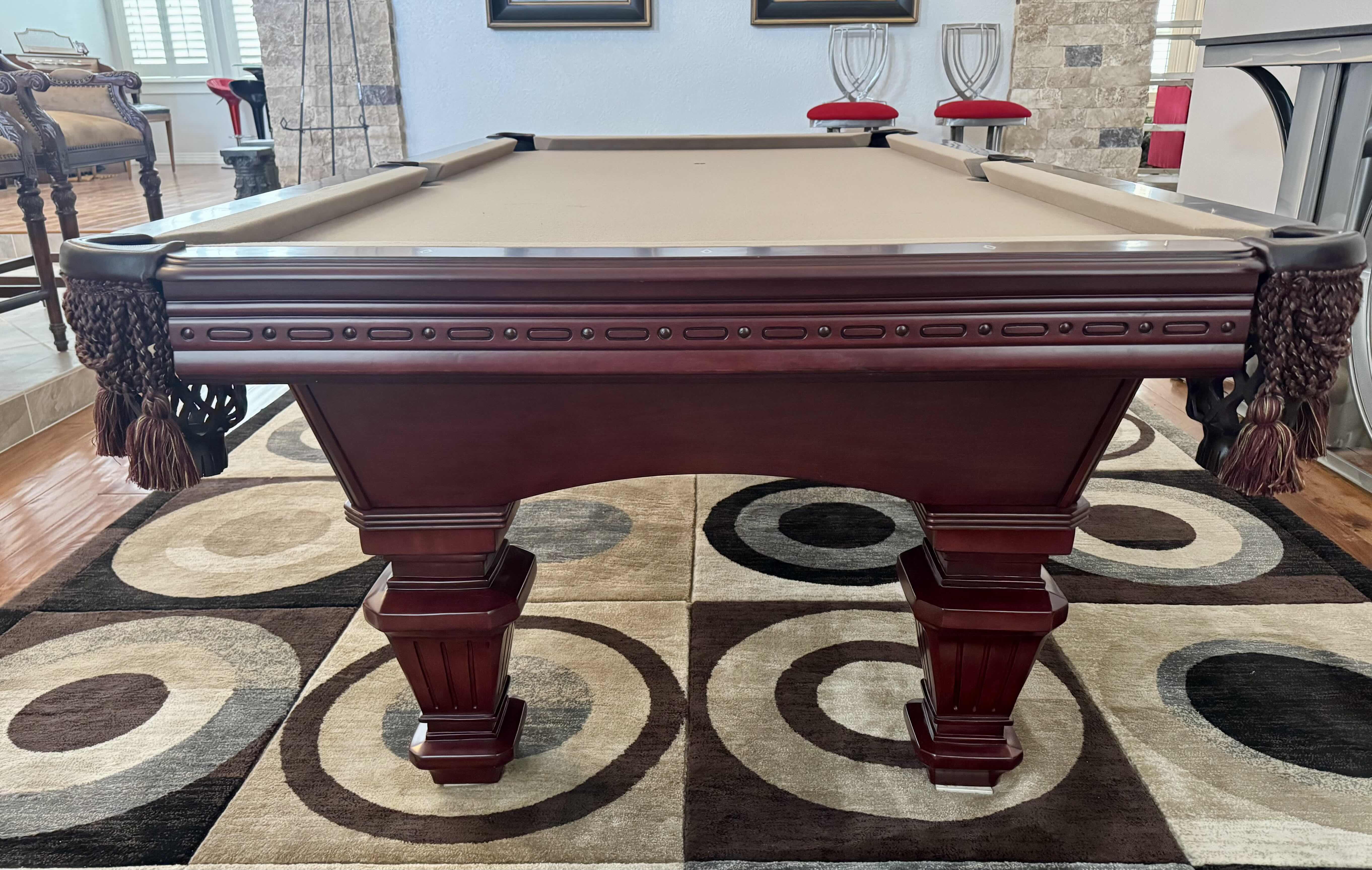 Photo 2 of CLASSIC CRAFTSMANSHIP WINNERS CHOICE BY WORLD OF LEISURE 8’ PROFESSIONAL POOL TABLE (COVER INCLUDED)