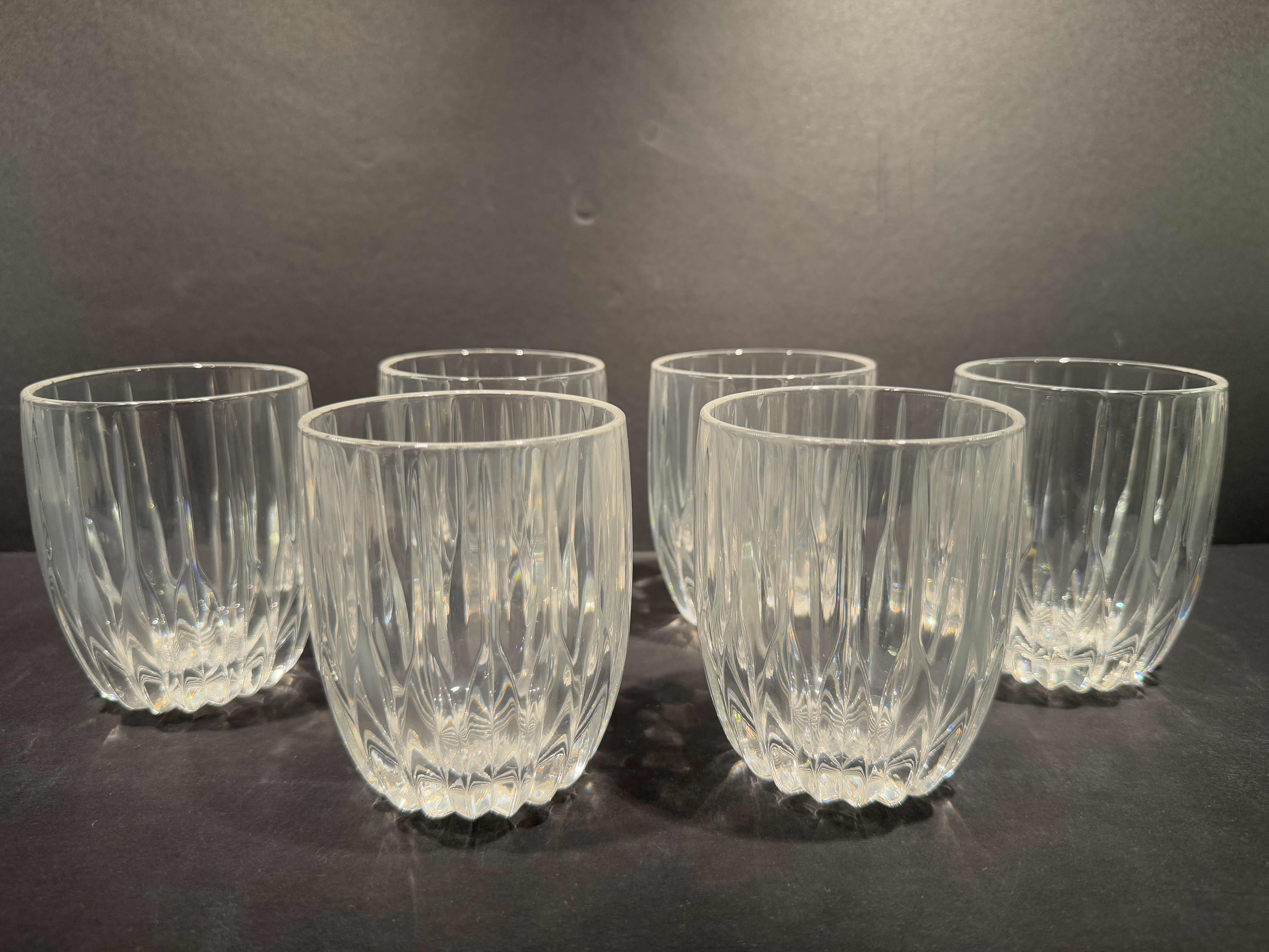 Photo 1 of 6-MIKASA PARK LANE CRYSTAL OLD FASHION GLASSES