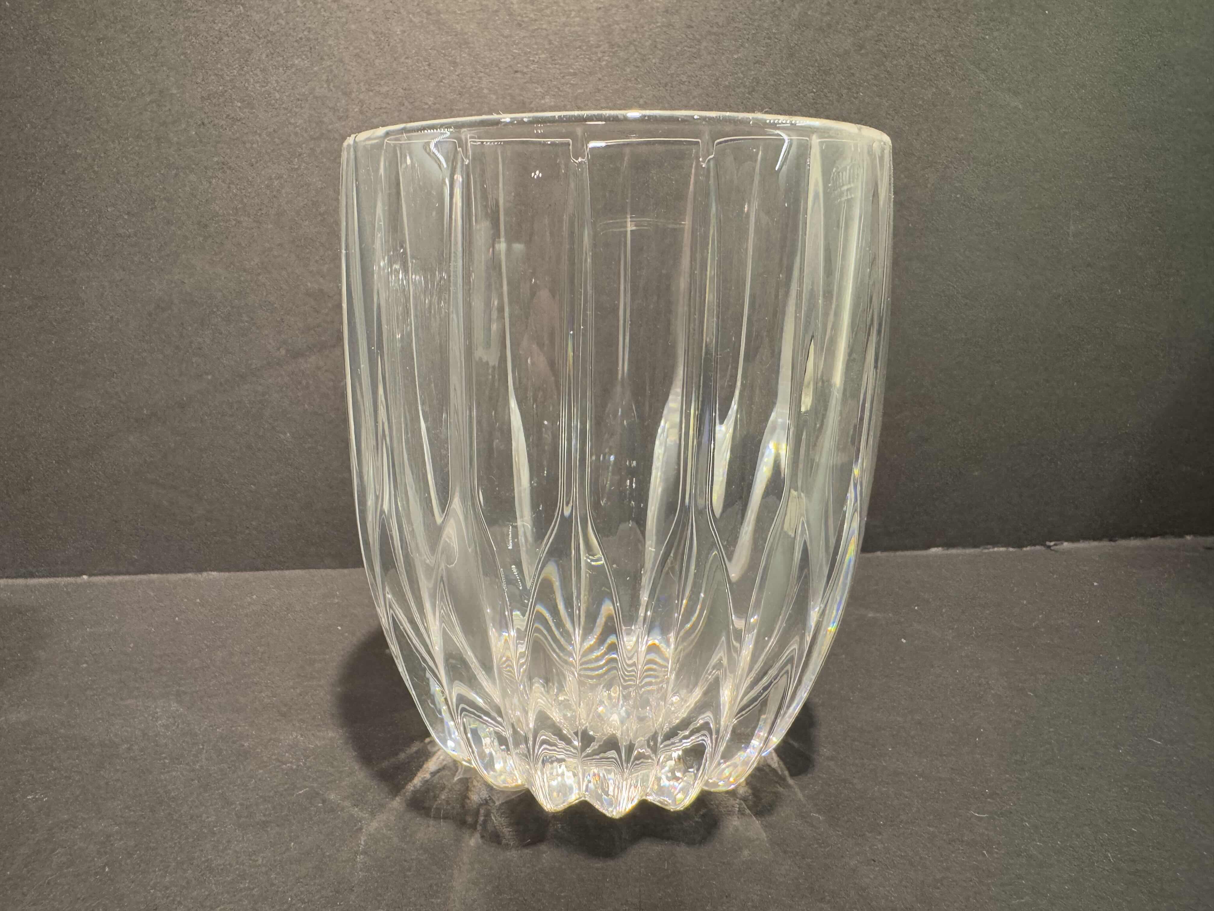 Photo 4 of 6-MIKASA PARK LANE CRYSTAL OLD FASHION GLASSES