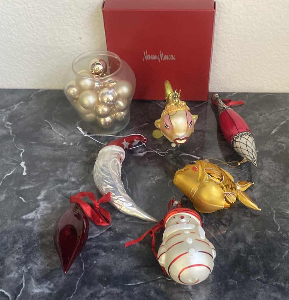Photo 1 of HOLIDAY ORNAMENTS FROM NIEMAN MARCUS AND MORE