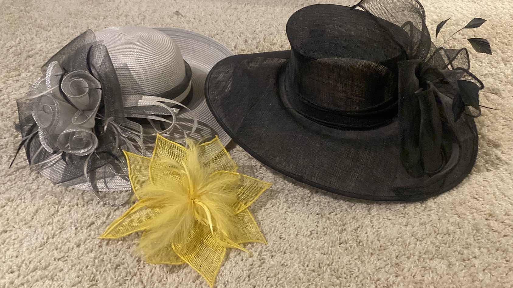 Photo 1 of 2 LADIES HATS AND 1 FASCINATOR