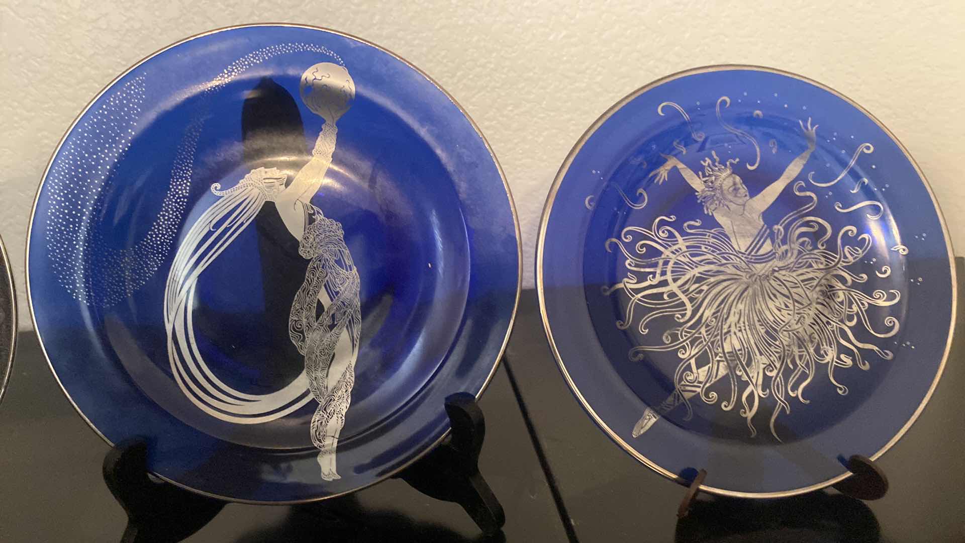 Photo 3 of 5 ERTE COLLECTIBLE DISHES 8” WITH STANDS