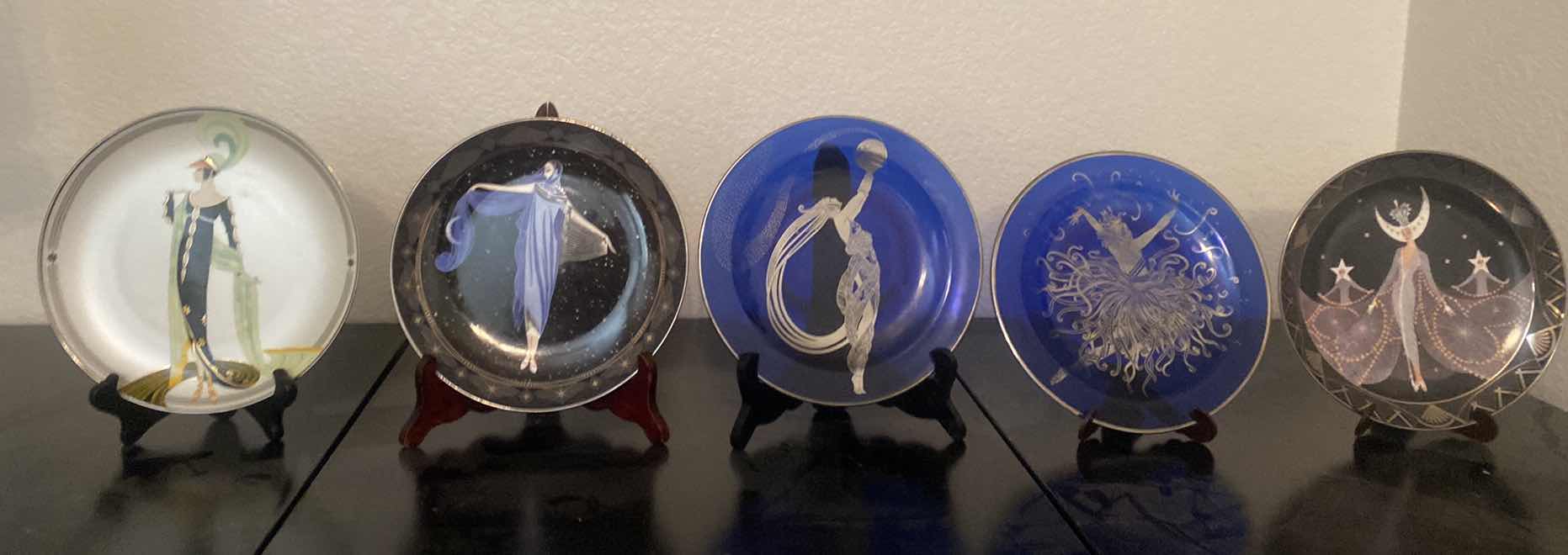 Photo 1 of 5 ERTE COLLECTIBLE DISHES 8” WITH STANDS