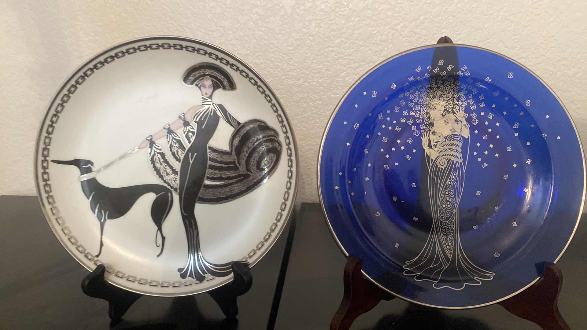 Photo 2 of 5 ERTE COLLECTIBLE DISHES 8” WITH STANDS