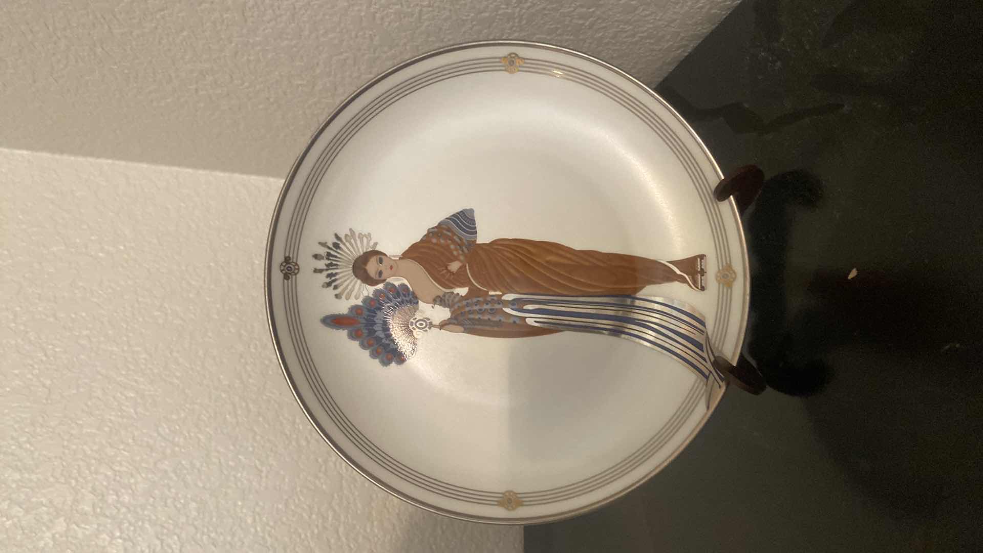 Photo 4 of 5 ERTE COLLECTIBLE DISHES 8” WITH STANDS