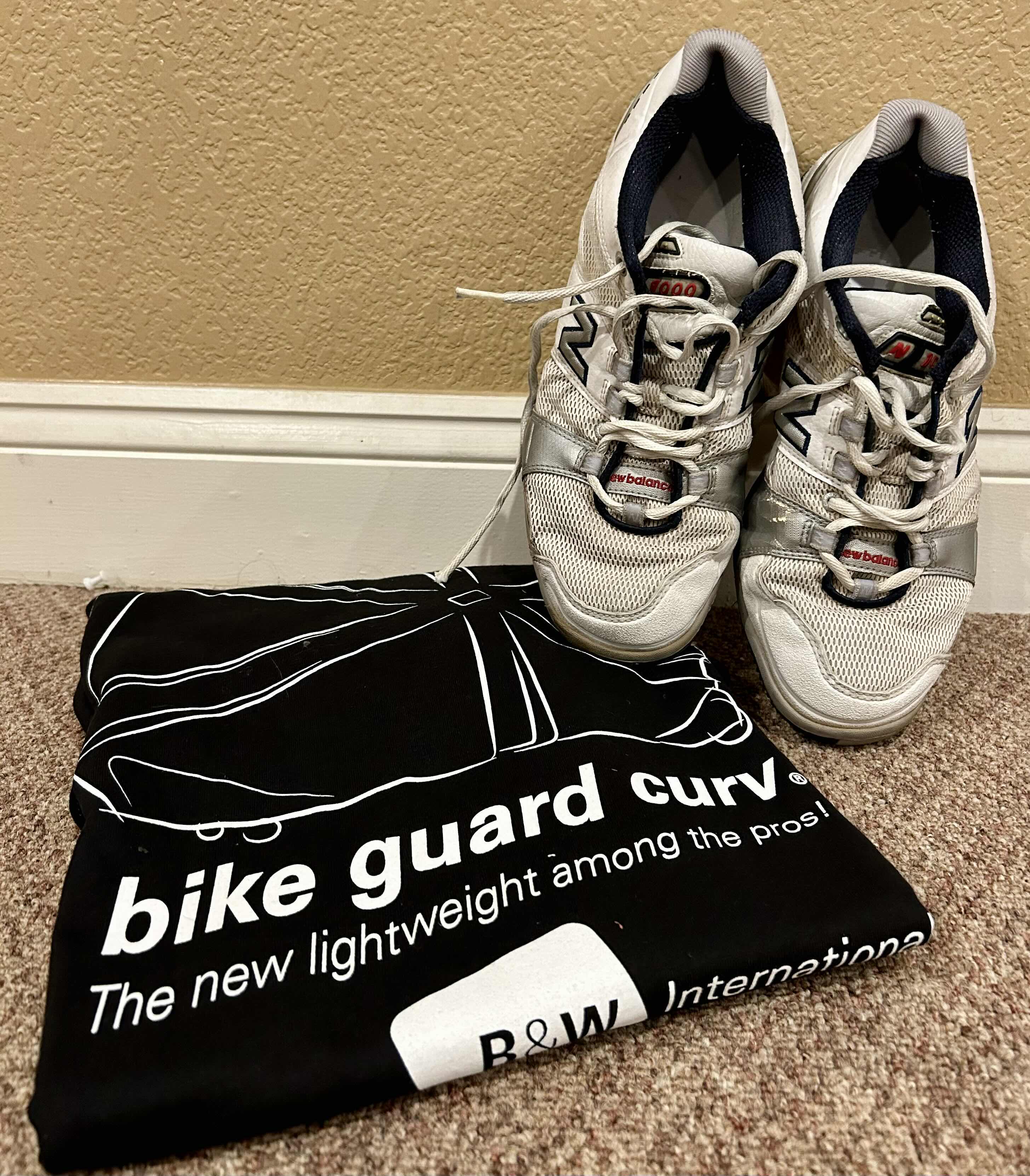 Photo 1 of 2 B&W INTERNATIONAL BIKING SHIRTS:SIZE LARGE AND ENDURANCE SHOES SIZE 14.5