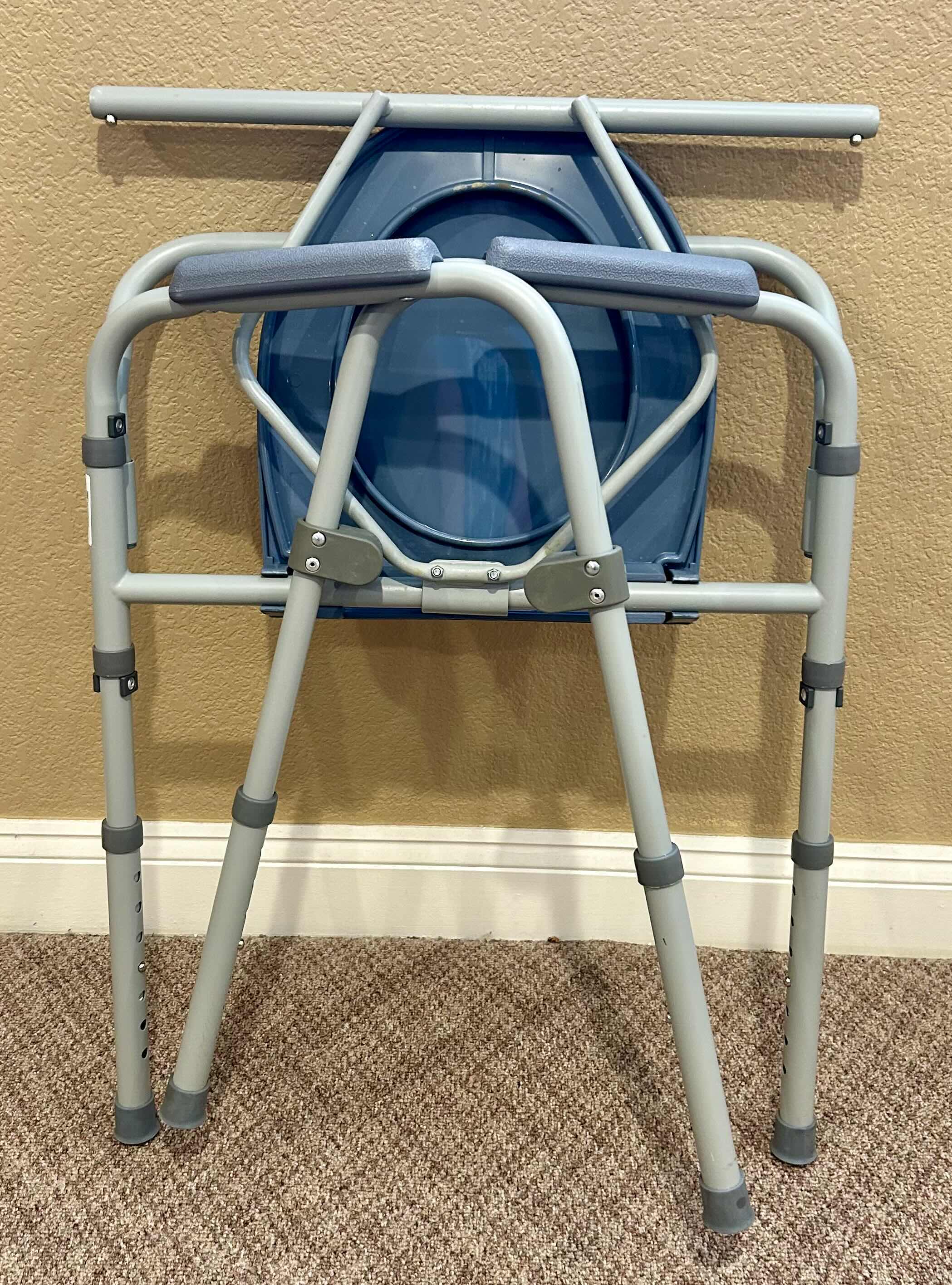 Photo 2 of MEDLINE FOLDING STEEL MEDICAL COMMODE