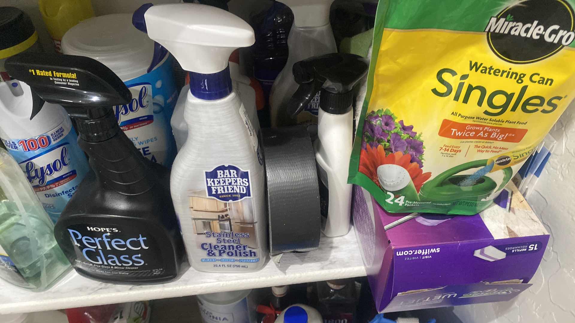 Photo 3 of SHELF IN PANTRY - CLEANING SUPPLIES