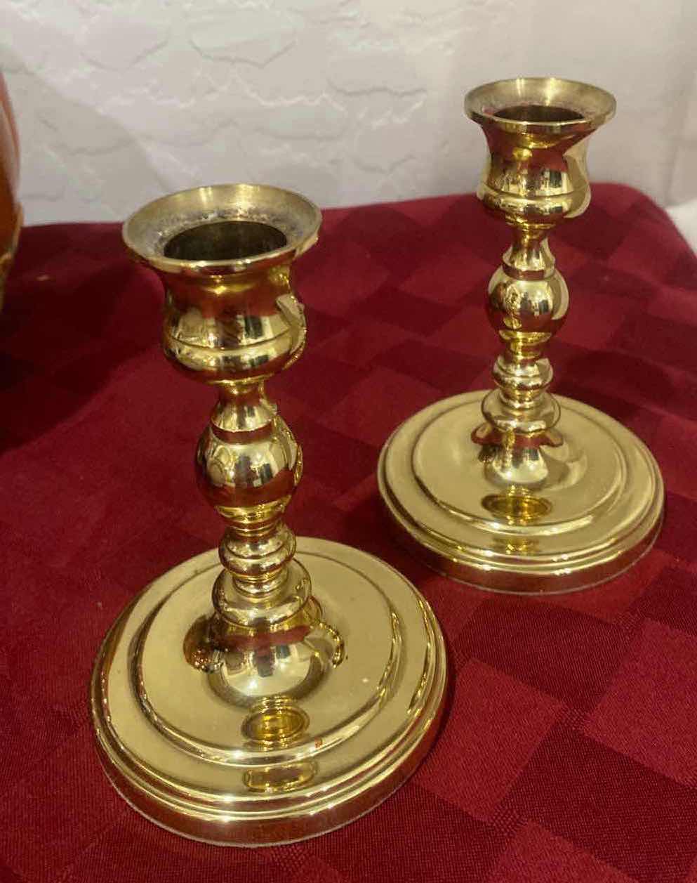 Photo 1 of BALDWIN BRASS CANDLESTICKS H5”