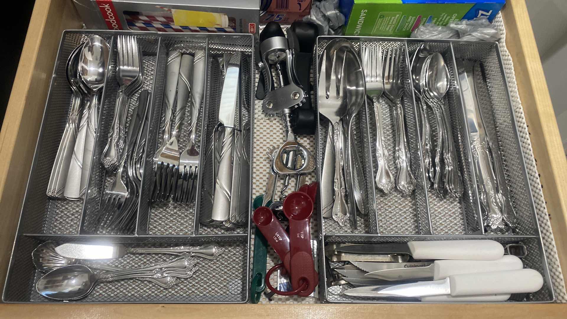 Photo 2 of CONTENTS KITCHEN DRAWER- SILVERWARE & WRAPS